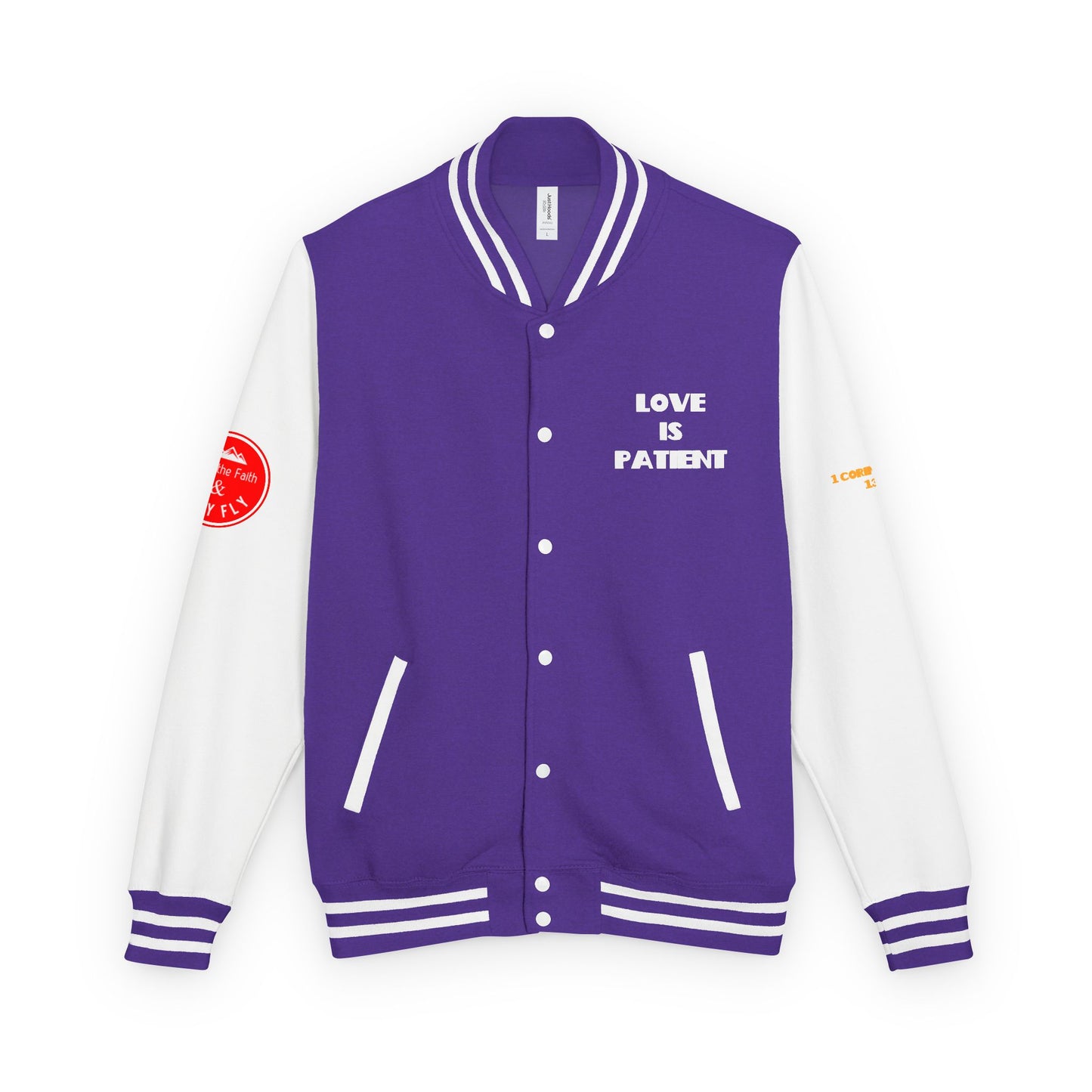 Love Is Kind Letterman Jacket, Christian Letterman Jacket, Christian Streetwear