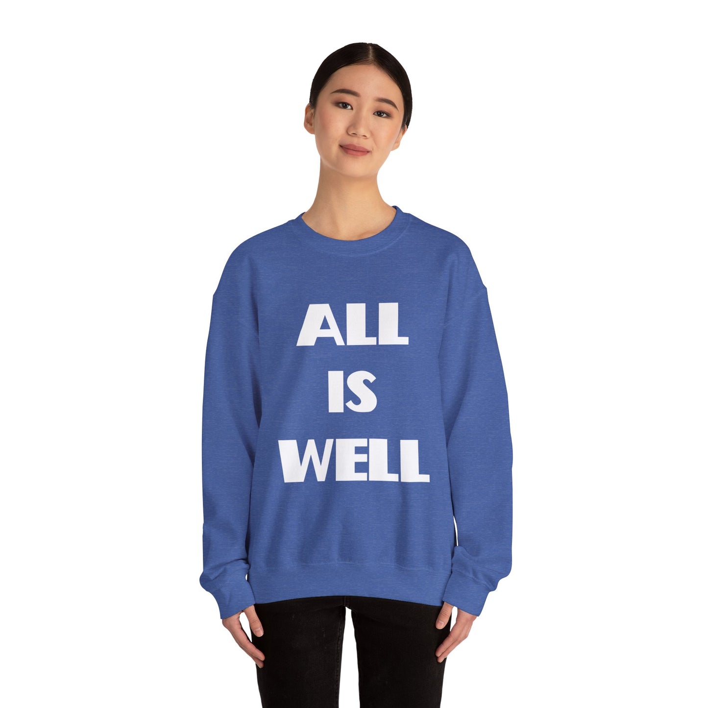 All Is Well Christian Sweatshirt, Christian Gifts, Christian Back To School Gifts, Church Outfits
