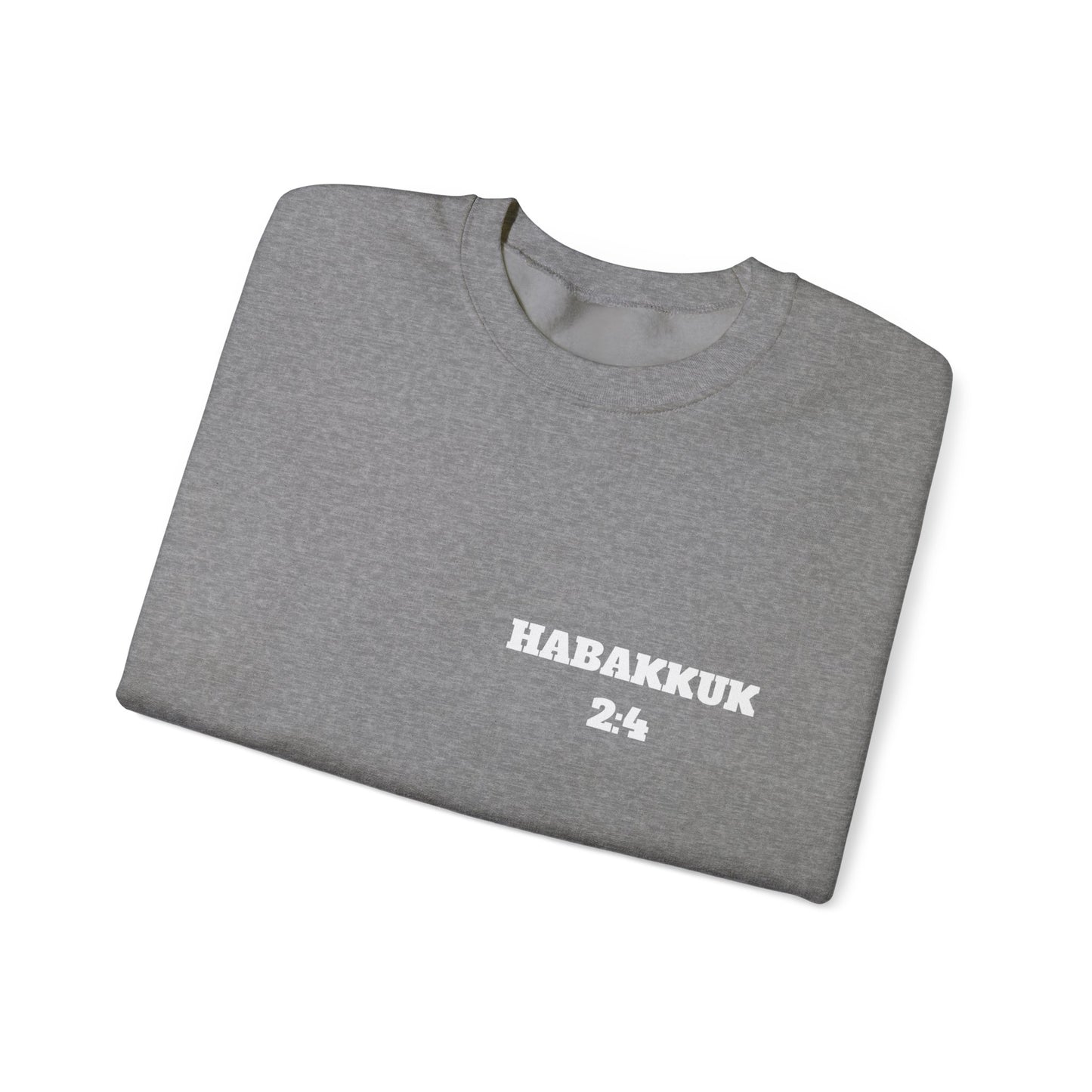 Habakkuk 2:4 Christian Sweatshirt, Christian Gifts, Christian Back To School Gifts, Church Outfits