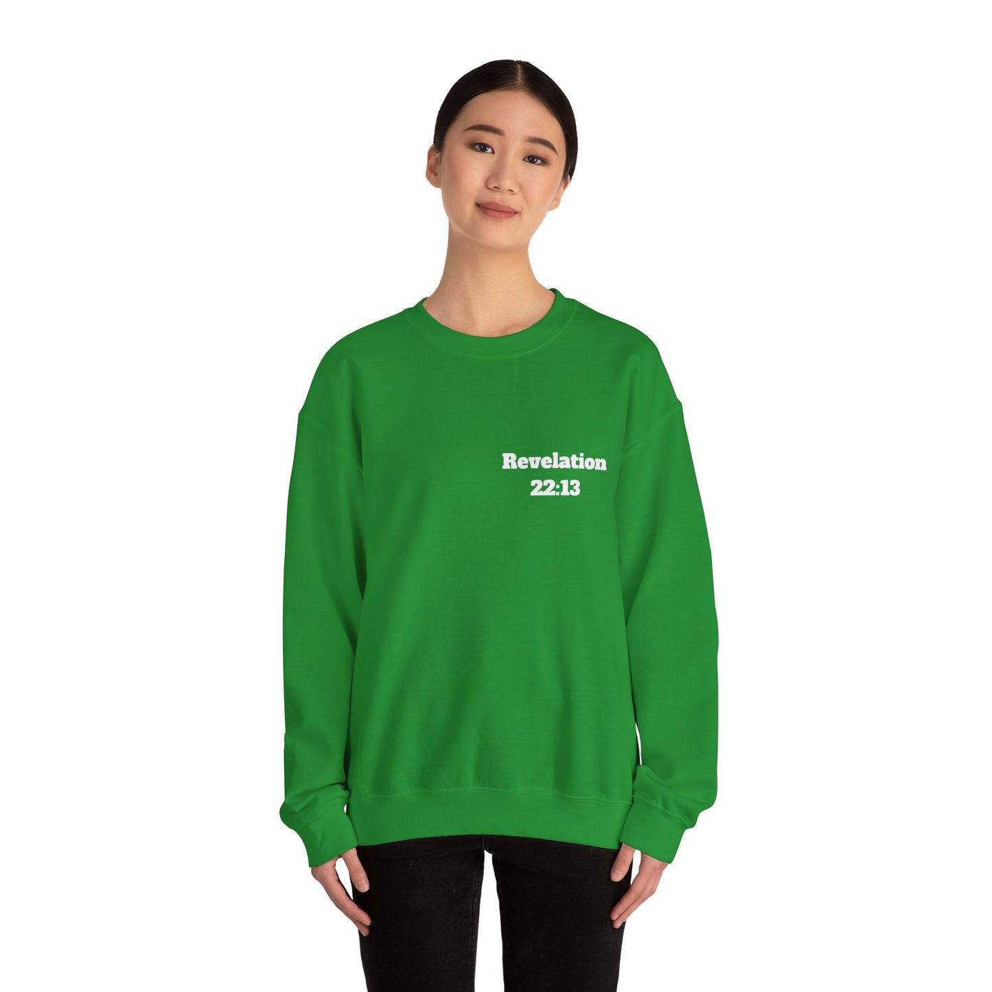 Revelation 22:13 Christian Sweatshirt, Christian Gifts, Christian Back To School Gifts, Church Outfits