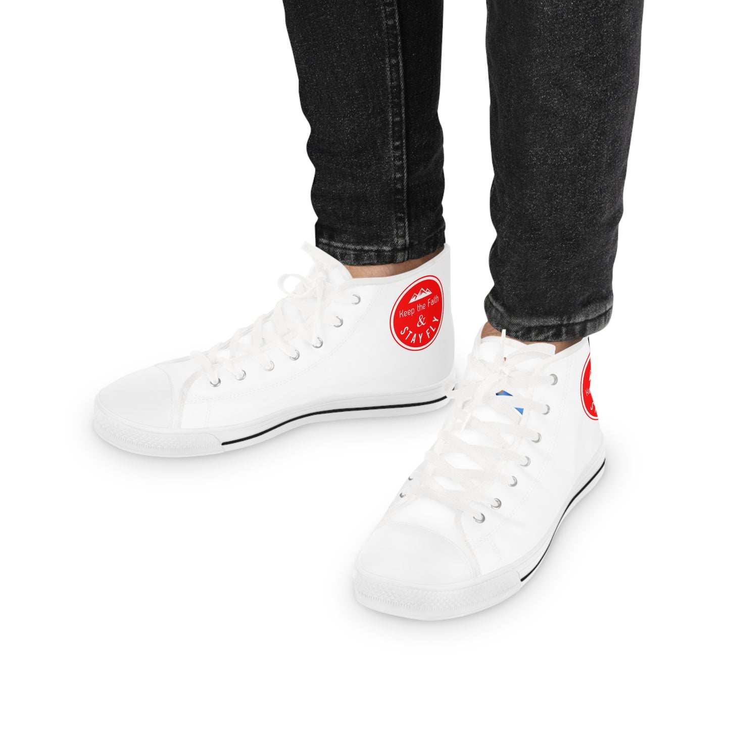 Keep The Faith & Stay Fly Christian Men's Sneakers