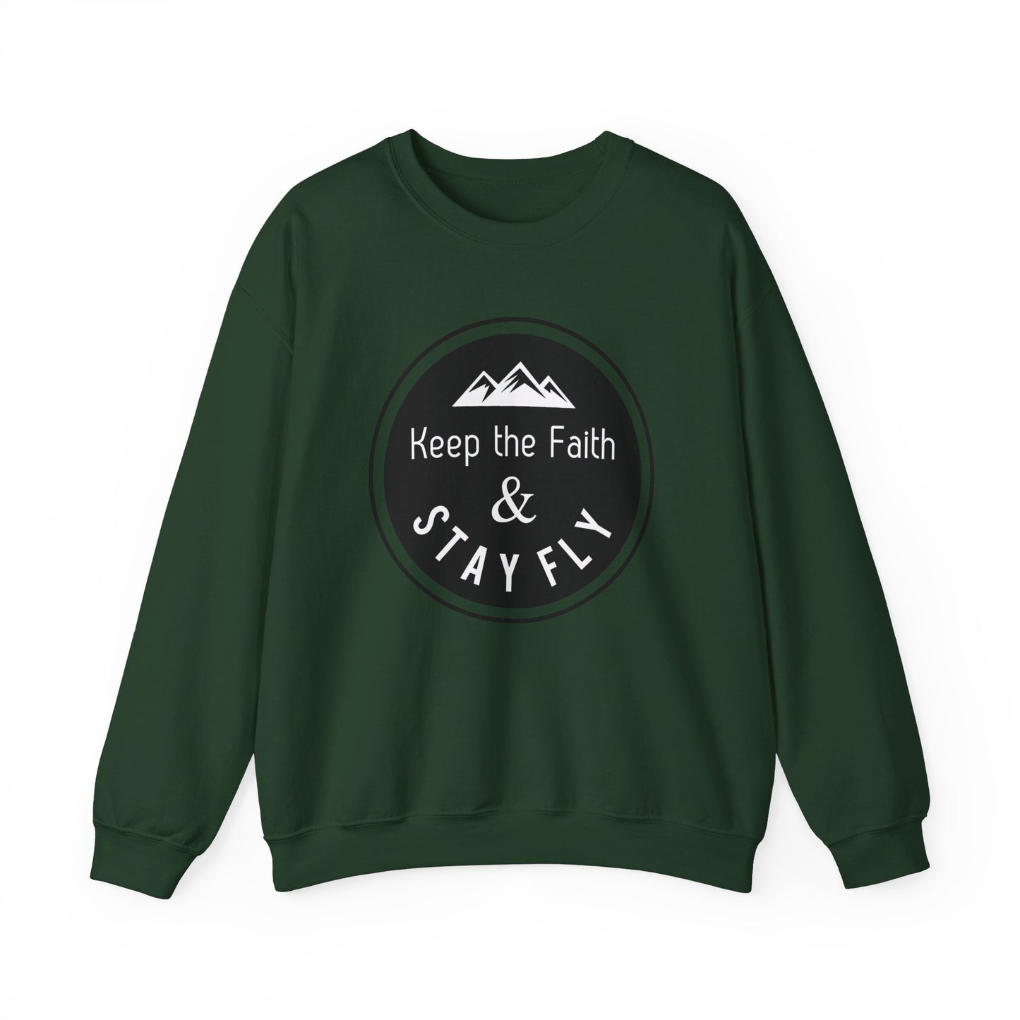 Keep The Faith & Stay Fly Christian Clothing, Christian Shirts, Christian Sweatshirt, Christian Hoodie, Top Religious Shirts, Bible Shirts