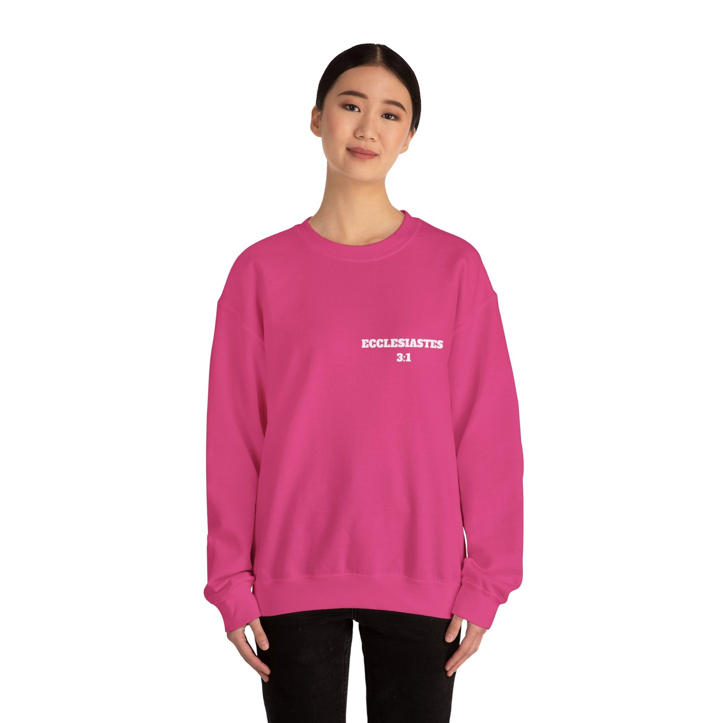 Ecclesiastes 3:1 Christian Sweatshirt, Christian Gifts, Christian Back To School Gifts, Church Outfits