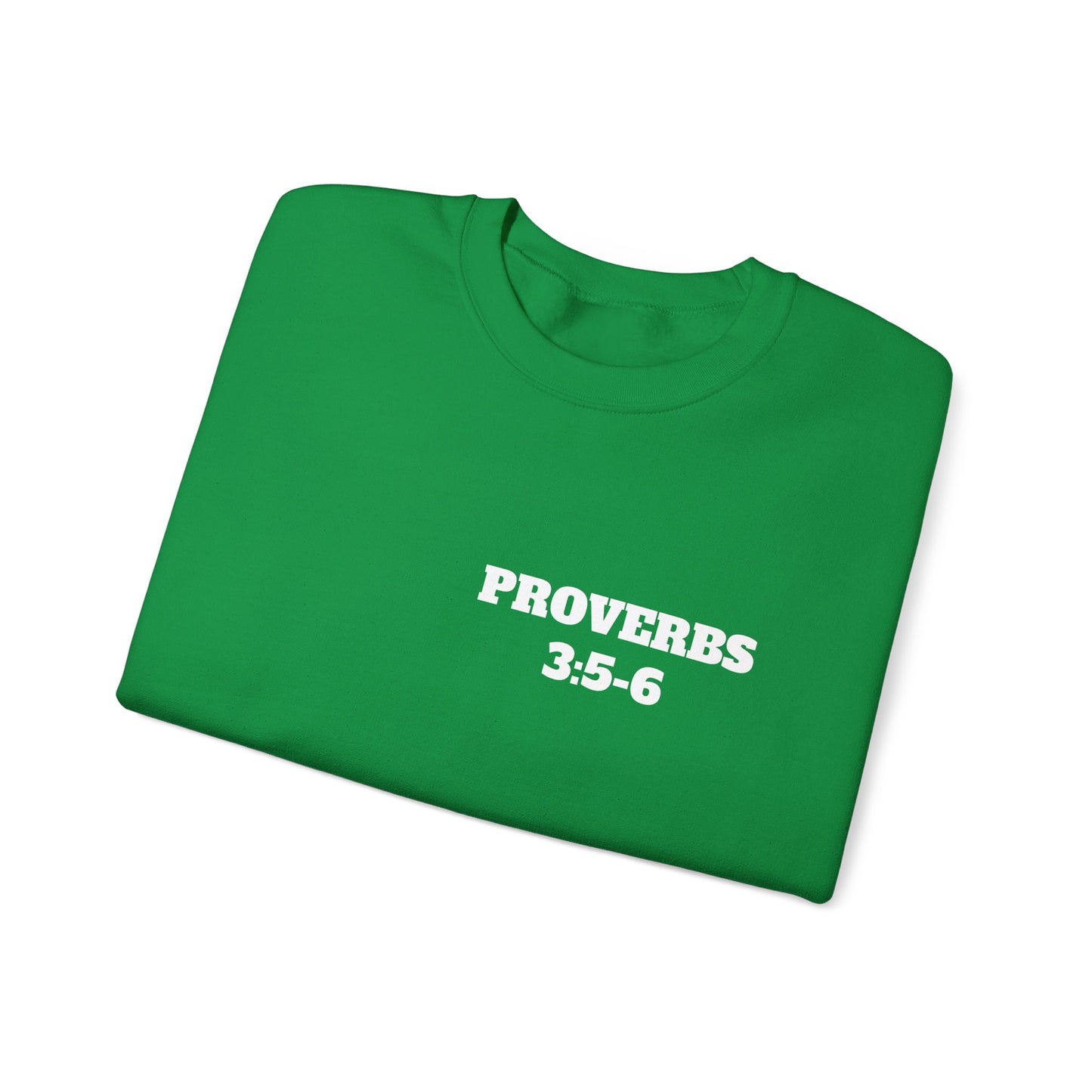 Proverbs 3:5-6 - Christian Clothing, Christian Shirts, Christian Sweatshirt, Christian Hoodie, Top Religious Shirts, Easter, Bible Shirts