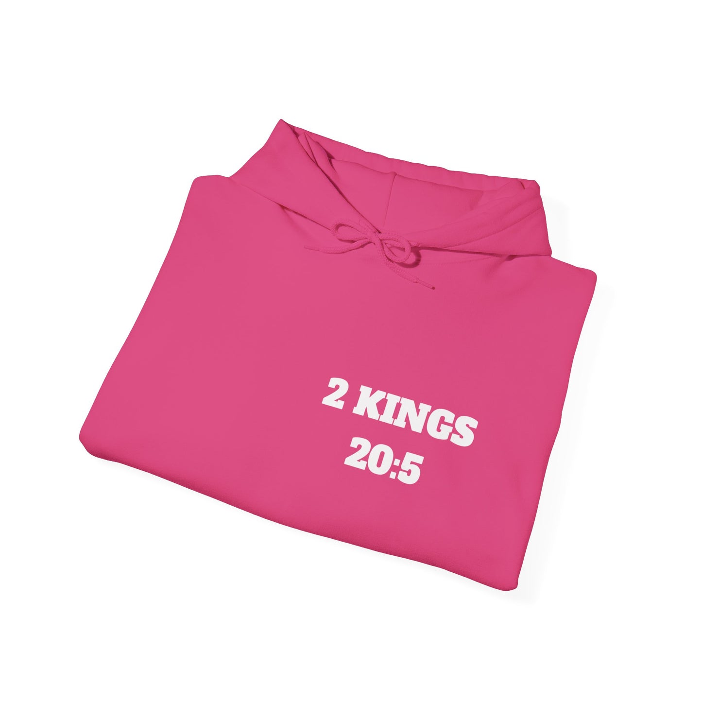 2 Kings 20:5 Christian Hoodie, Christian Gifts, Christian Back To School Gifts, Trendy Christian Apparel