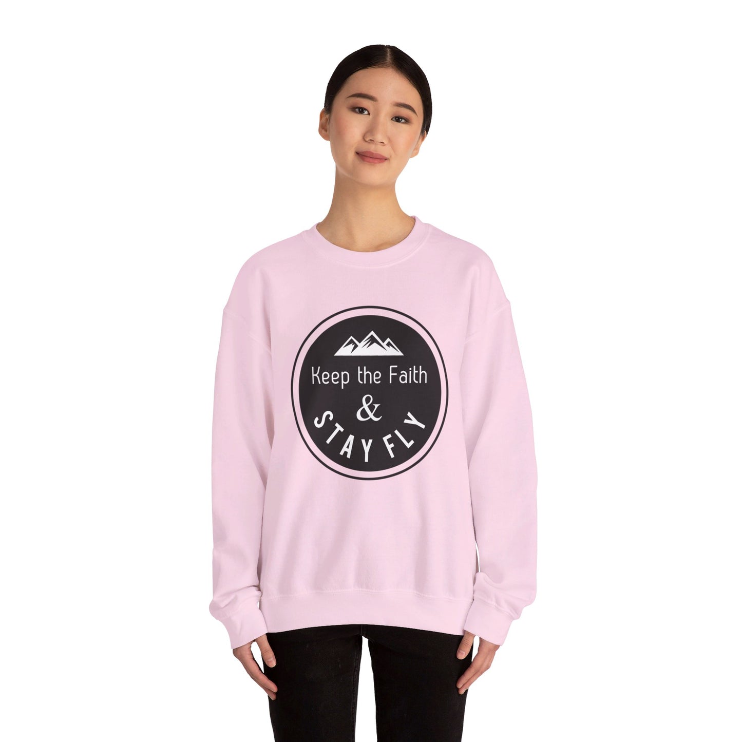 Keep The Faith & Stay Fly Christian Clothing, Christian Shirts, Christian Sweatshirt, Christian Hoodie, Top Religious Shirts, Bible Shirts