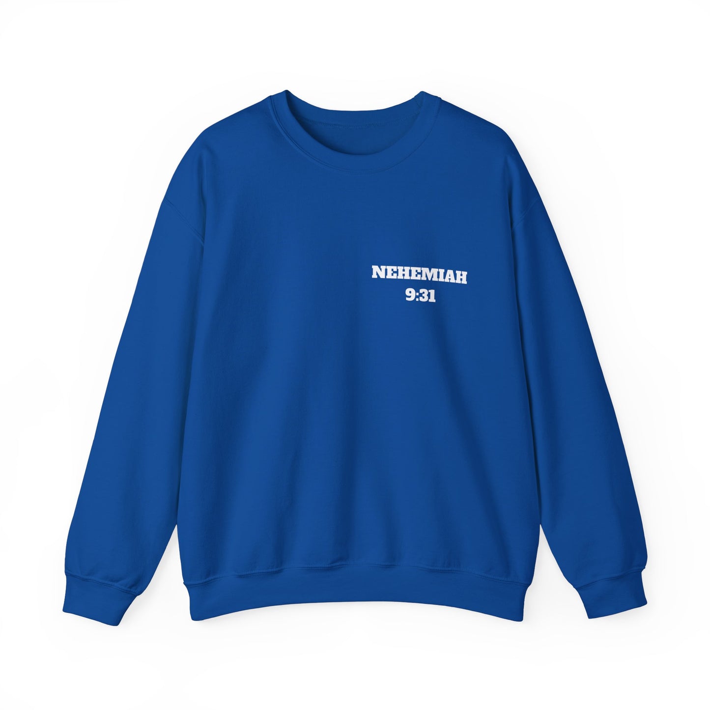 Nehemiah 9:31 Christian Sweatshirt, Christian Gifts, Christian Back To School Gifts, Church Outfits