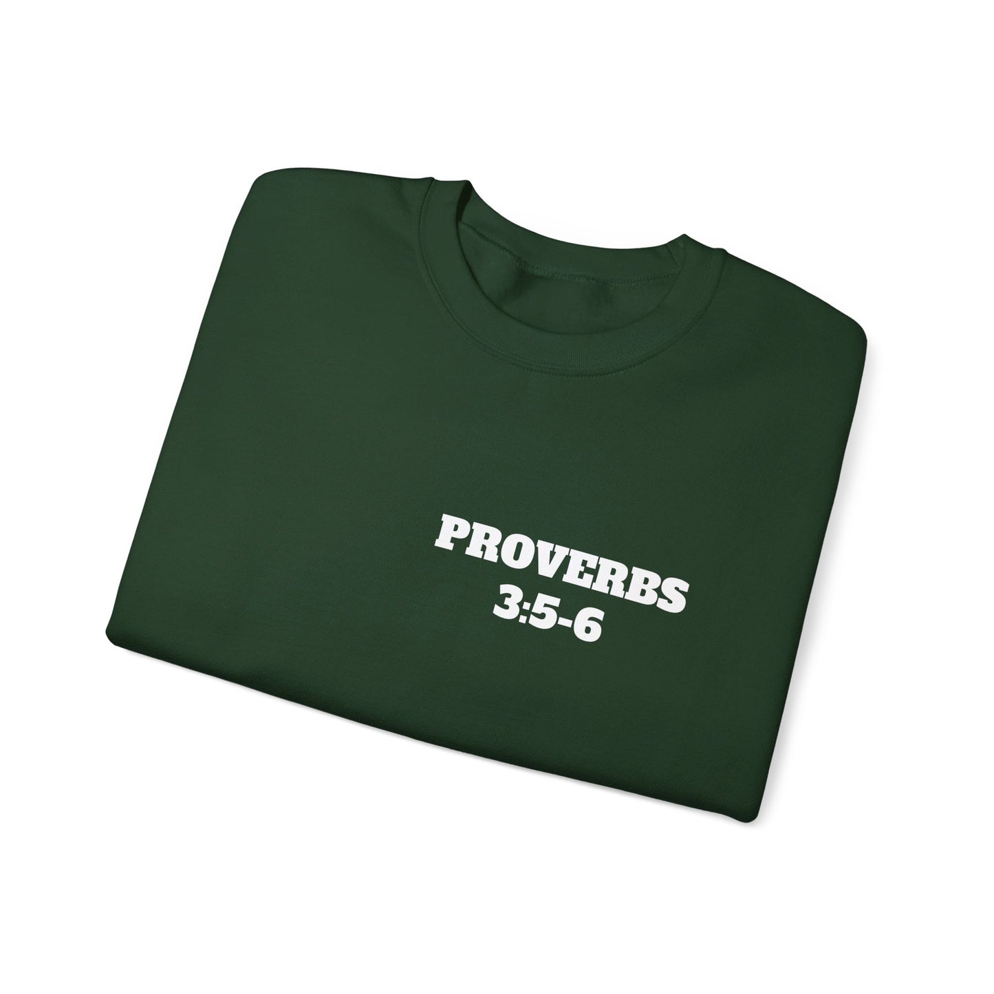 Proverbs 3:5-6 - Christian Clothing, Christian Shirts, Christian Sweatshirt, Christian Hoodie, Top Religious Shirts, Easter, Bible Shirts