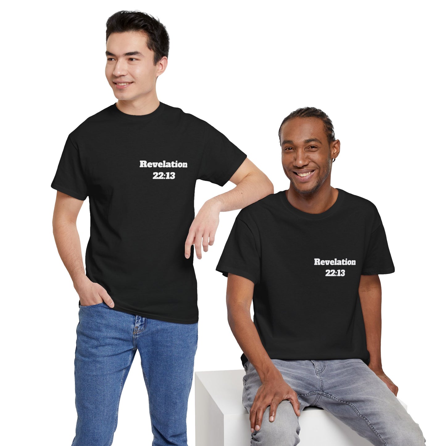 Revelation 22:13 Christian T-Shirt, Christian Gifts, Christian Back To School Gifts, Trendy Christian Apparel