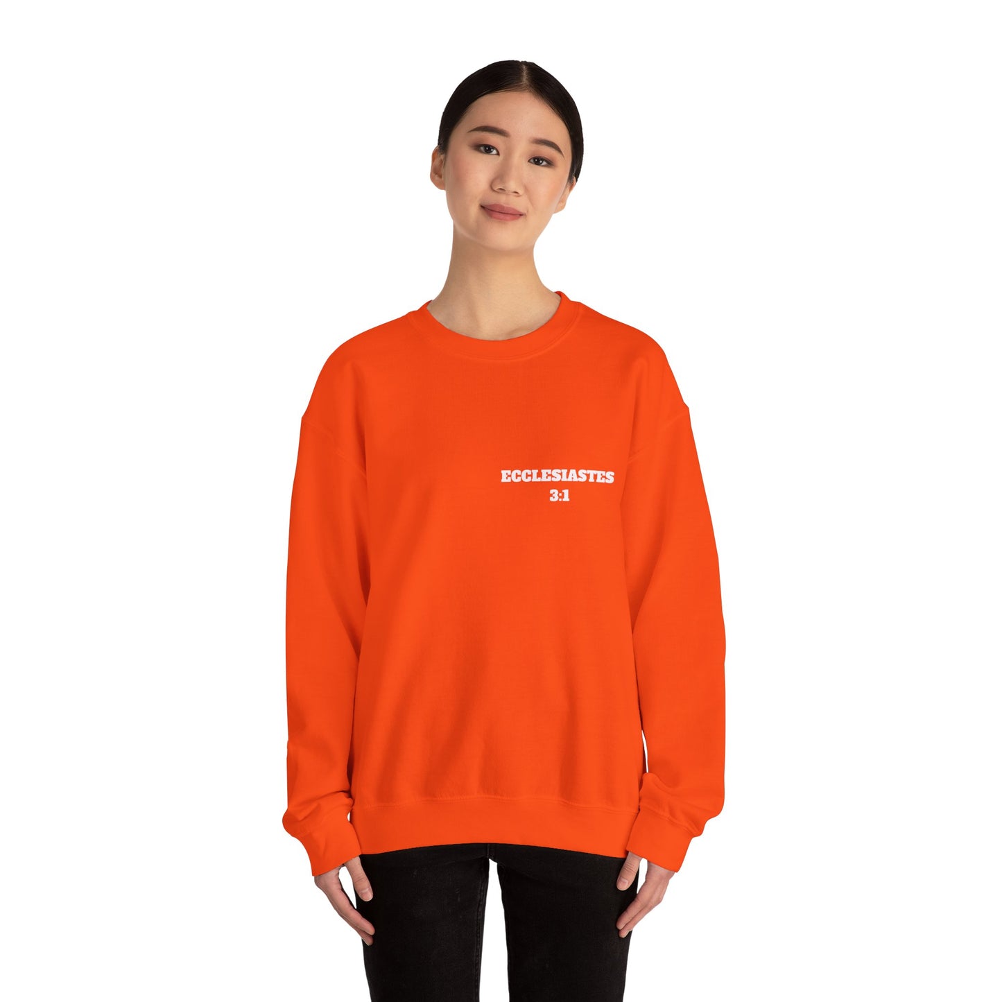 Ecclesiastes 3:1 Christian Sweatshirt, Christian Gifts, Christian Back To School Gifts, Church Outfits