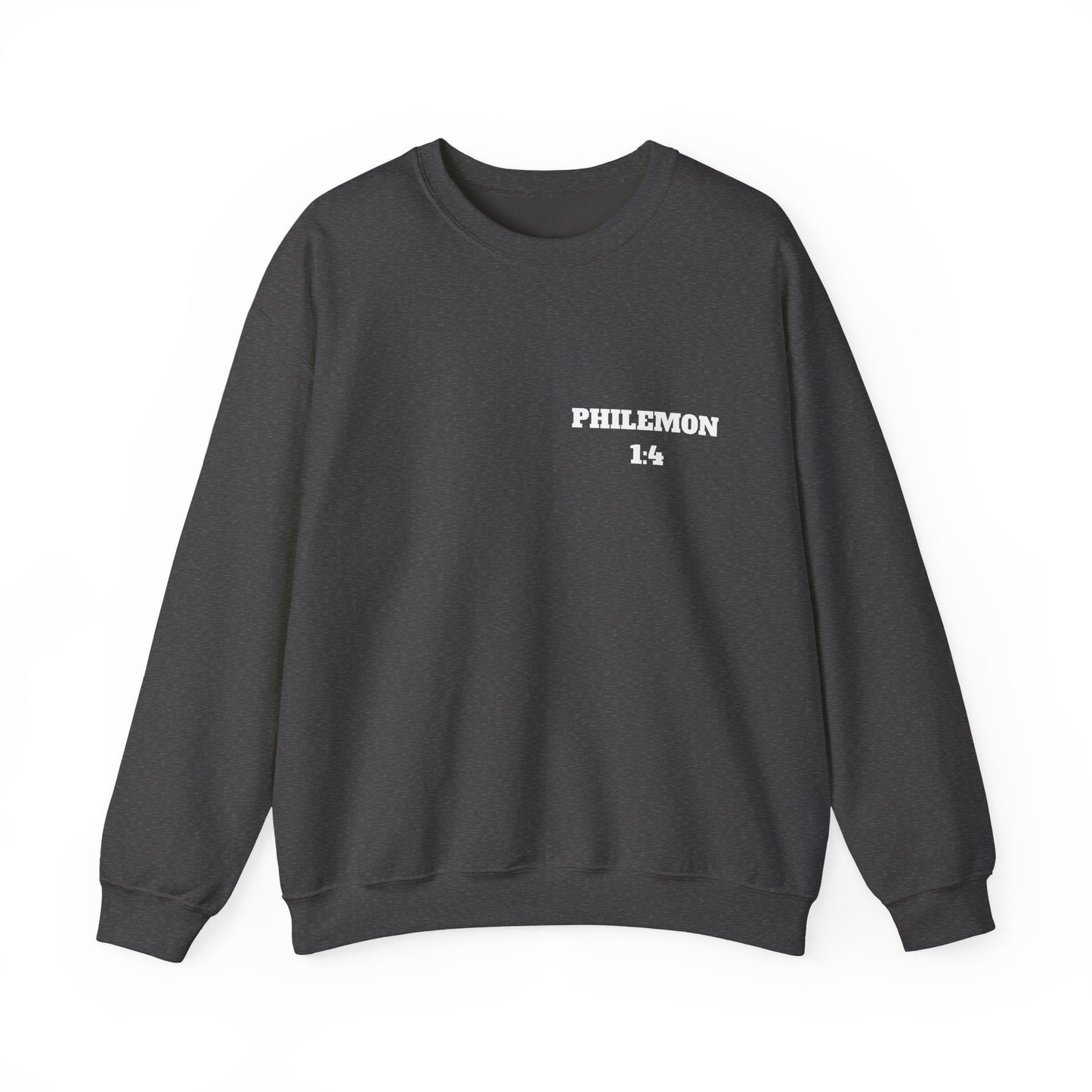 Copy of Philemon 1:4 Bible Verse Sweatshirt, Faith Based Clothing, Church Shirts, Christian Apparel, Trendy Christian Clothing
