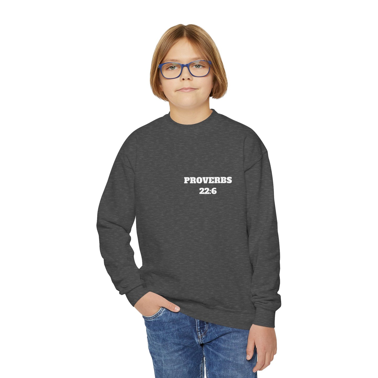 Proverbs 22:6 - Christian Kids Clothing, Kids Christian Shirt, Christian Sweatshirt, Christian Hoodie, Kids Church Shirts, Kids Bible Shirts