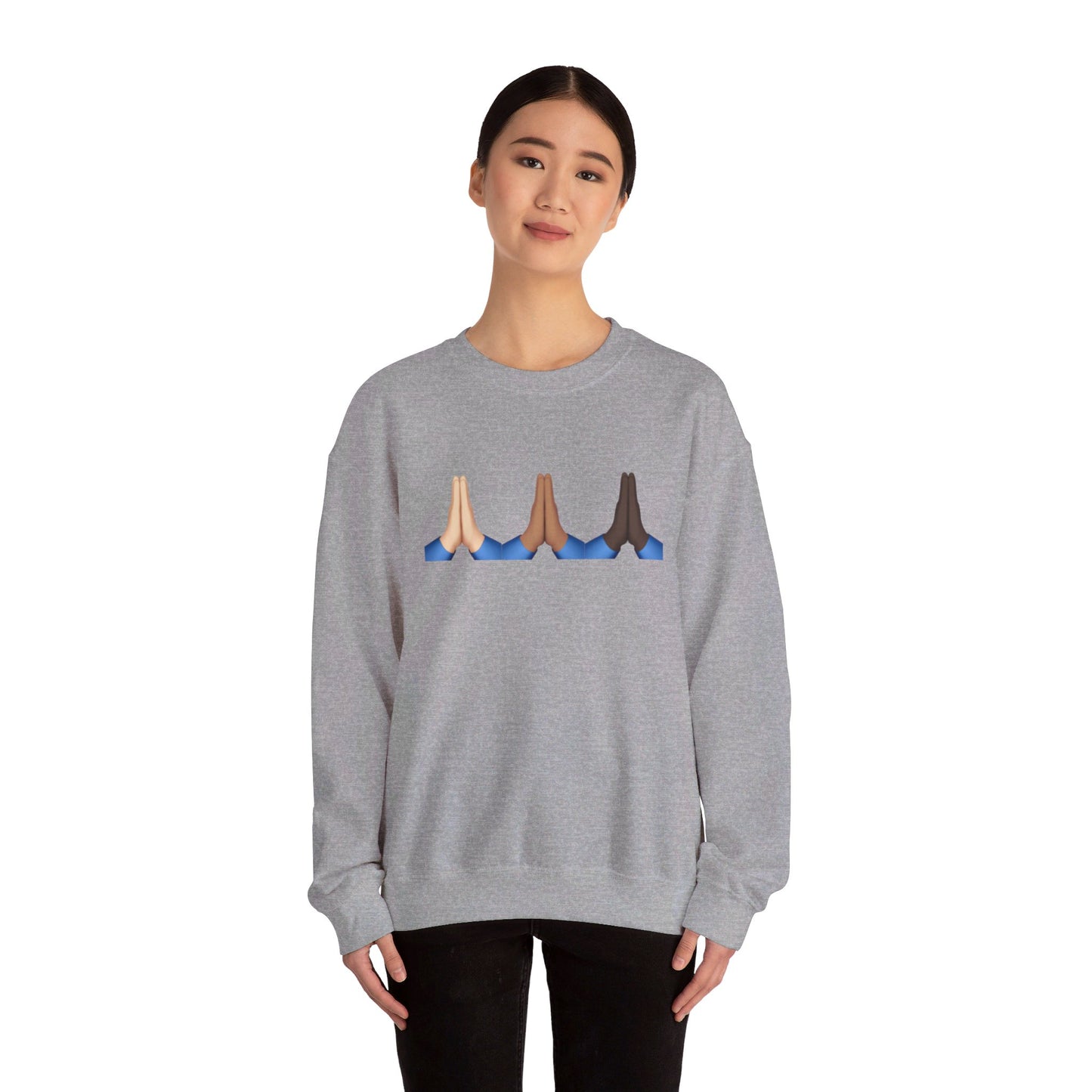 Praying Hands Emoji Shirt -Pray Shirt, Pray Sweatshirt, Christian Clothing, Christian Shirts, Christian Sweatshirt, Christian Hoodie, Prayer