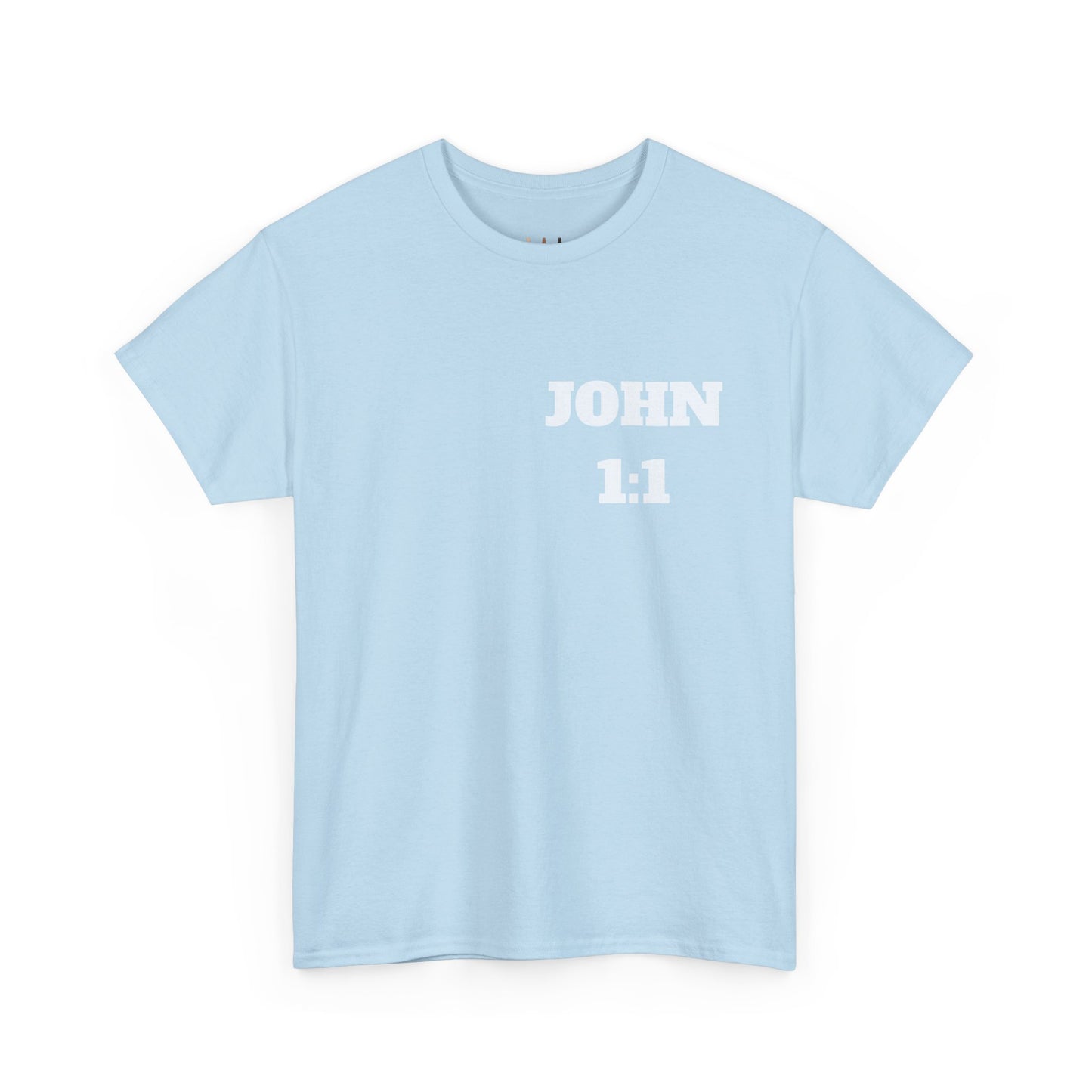 John 1:1 Bible Verse Shirt, Faith Based Clothing, Church Shirts, Christian Apparel, Trendy Christian Clothing