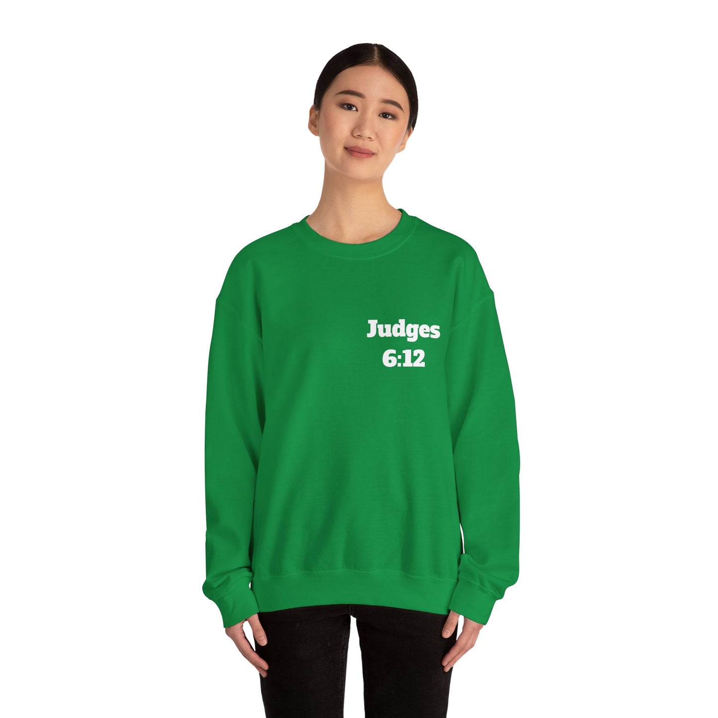 Judges 6:12 Christian Sweatshirt, Christian Gifts, Christian Back To School Gifts, Trendy Christian Apparel