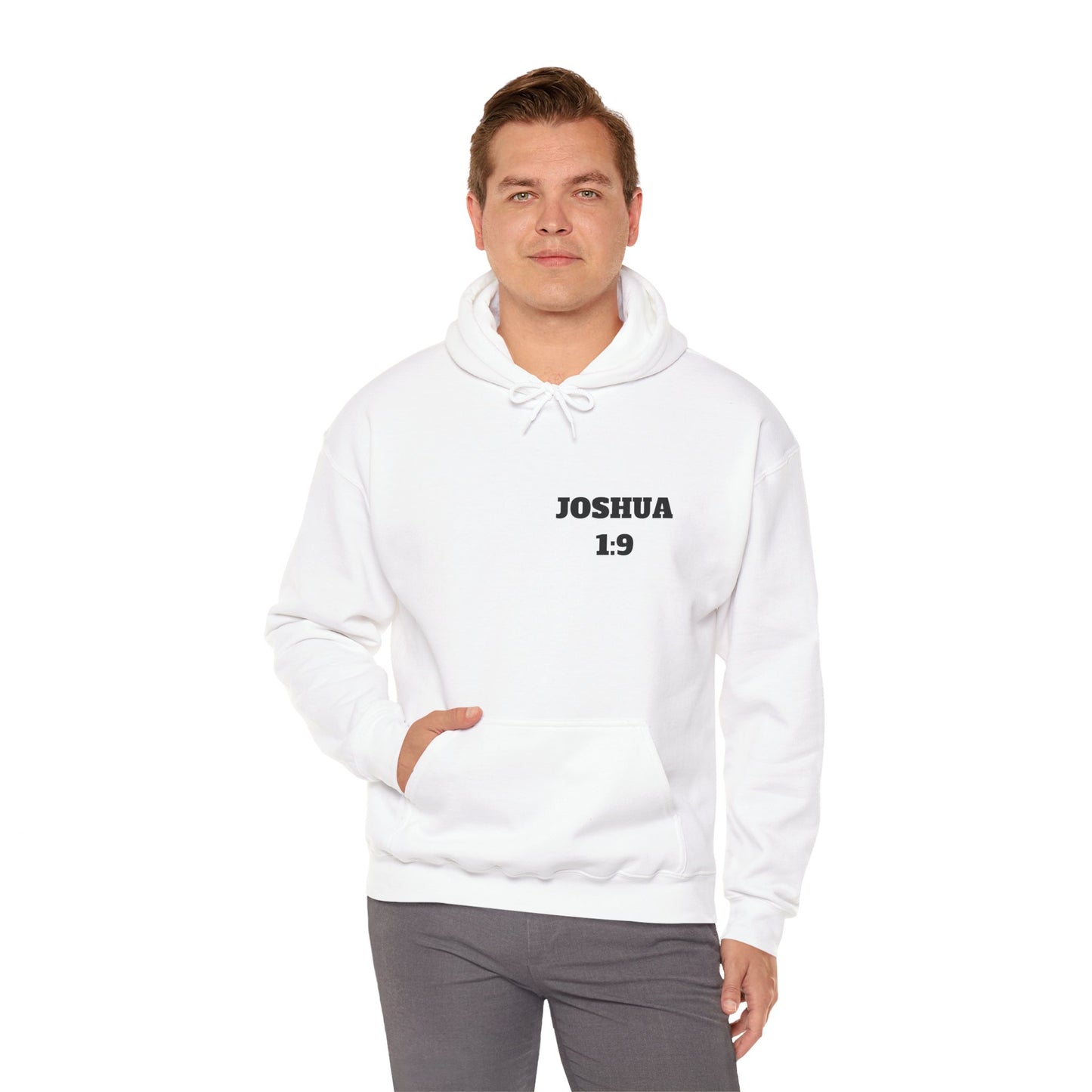 Joshua 1:9 Christian Hoodie, Christian Gifts, Christian Back To School Gifts, Trendy Christian Apparel