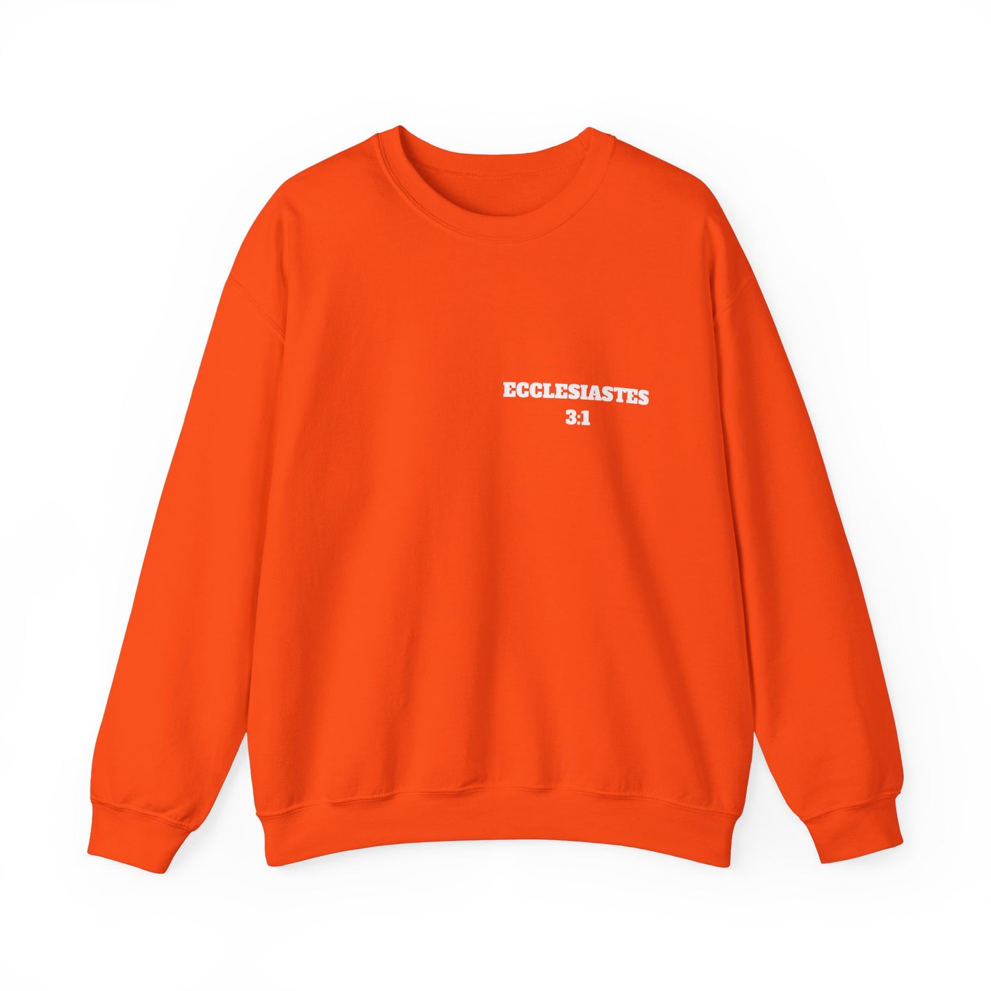 Ecclesiastes 3:1 Christian Sweatshirt, Christian Gifts, Christian Back To School Gifts, Church Outfits