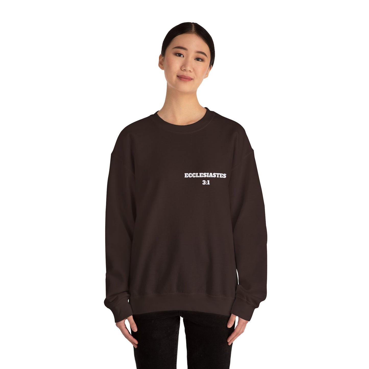 Ecclesiastes 3:1 Christian Sweatshirt, Christian Gifts, Christian Back To School Gifts, Church Outfits