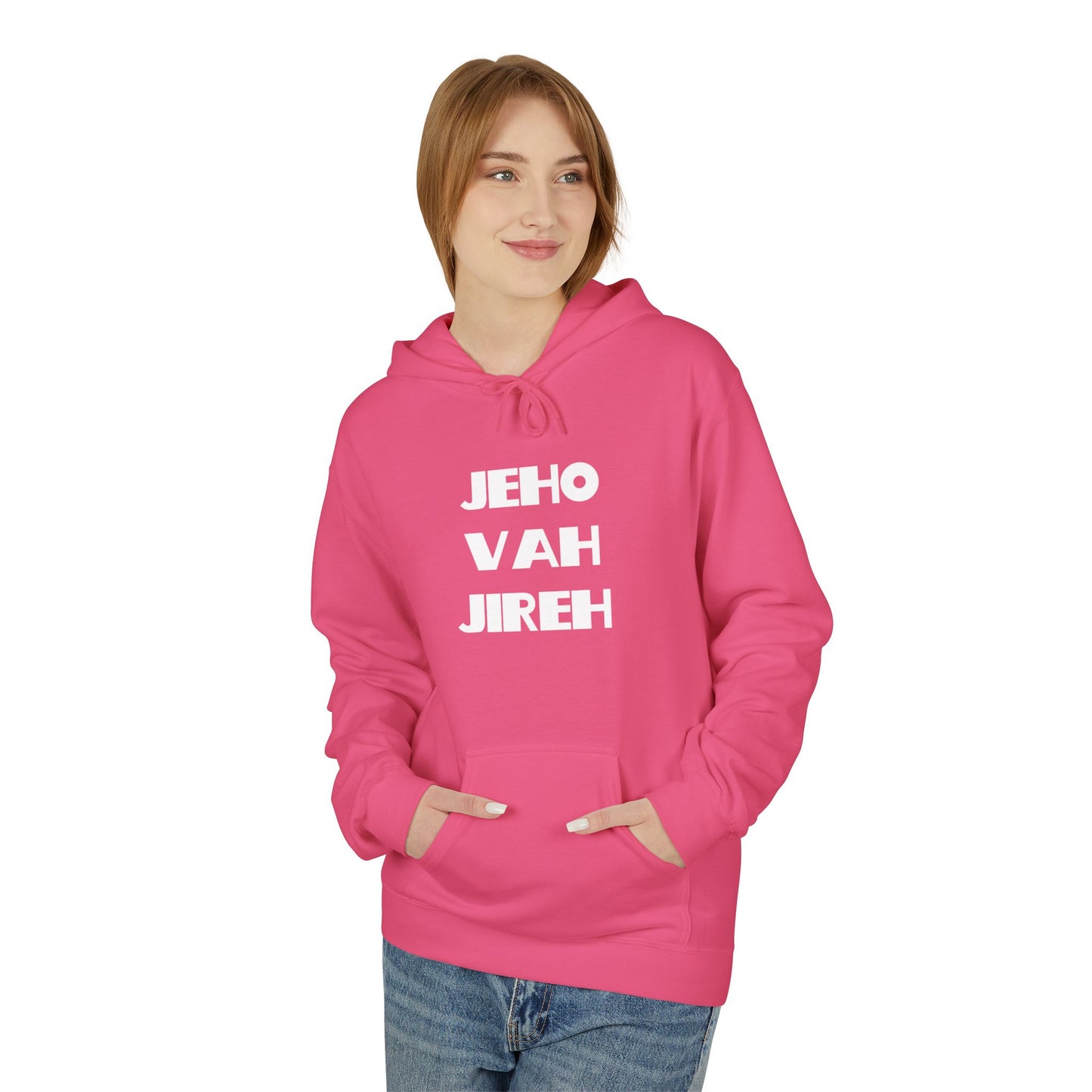 Jehovah Jireh Hoodie — Minimalist Christian Faith Pullover