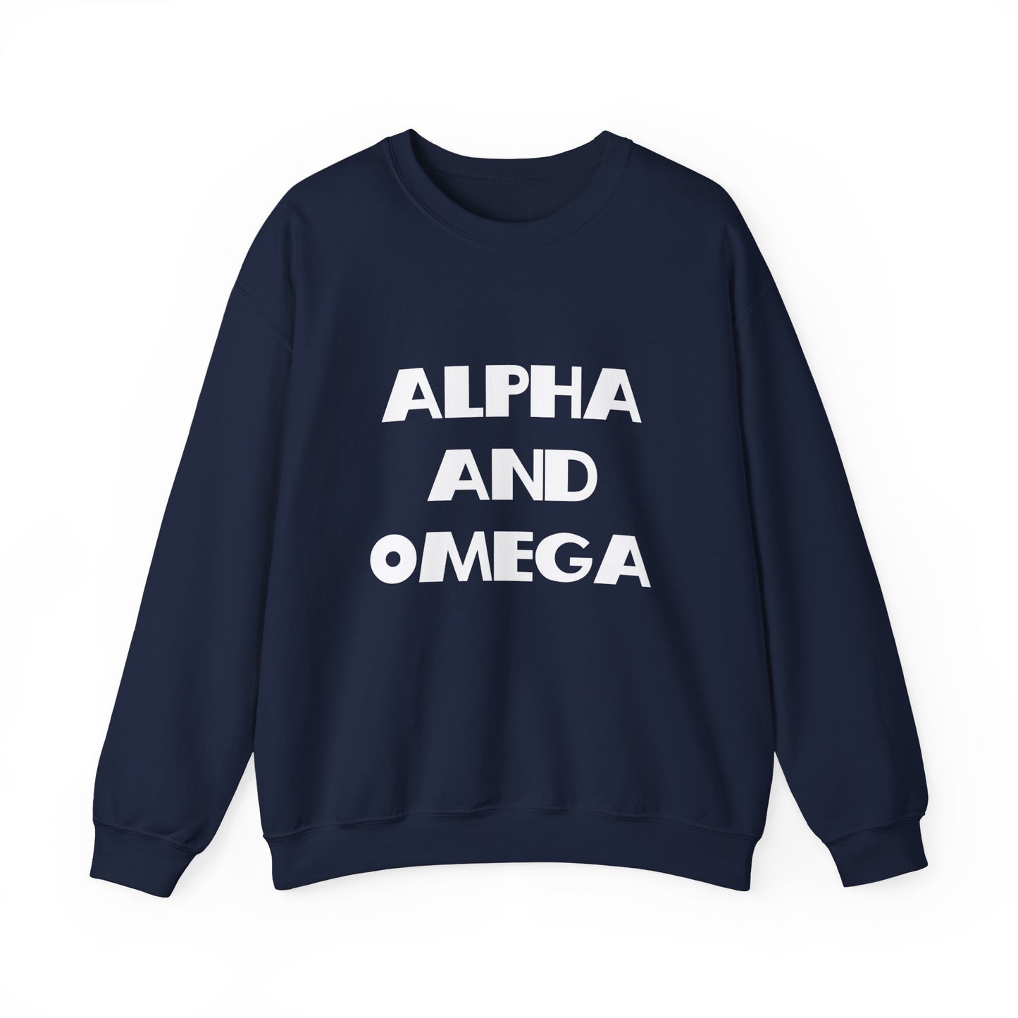 Alpha and Omega Christian Sweatshirt - Christian Gifts, Trendy Christian Apparel, Christian Clothing