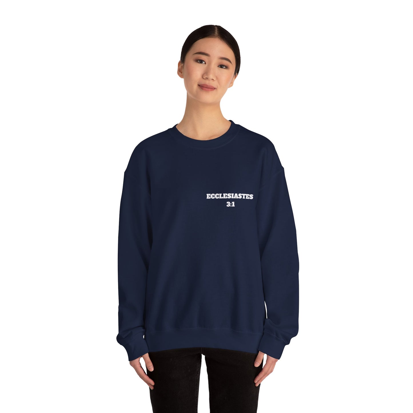 Ecclesiastes 3:1 Christian Sweatshirt, Christian Gifts, Christian Back To School Gifts, Church Outfits