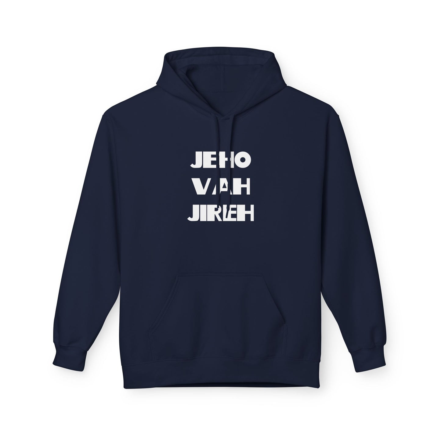 Jehovah Jireh Hoodie — Minimalist Christian Faith Pullover