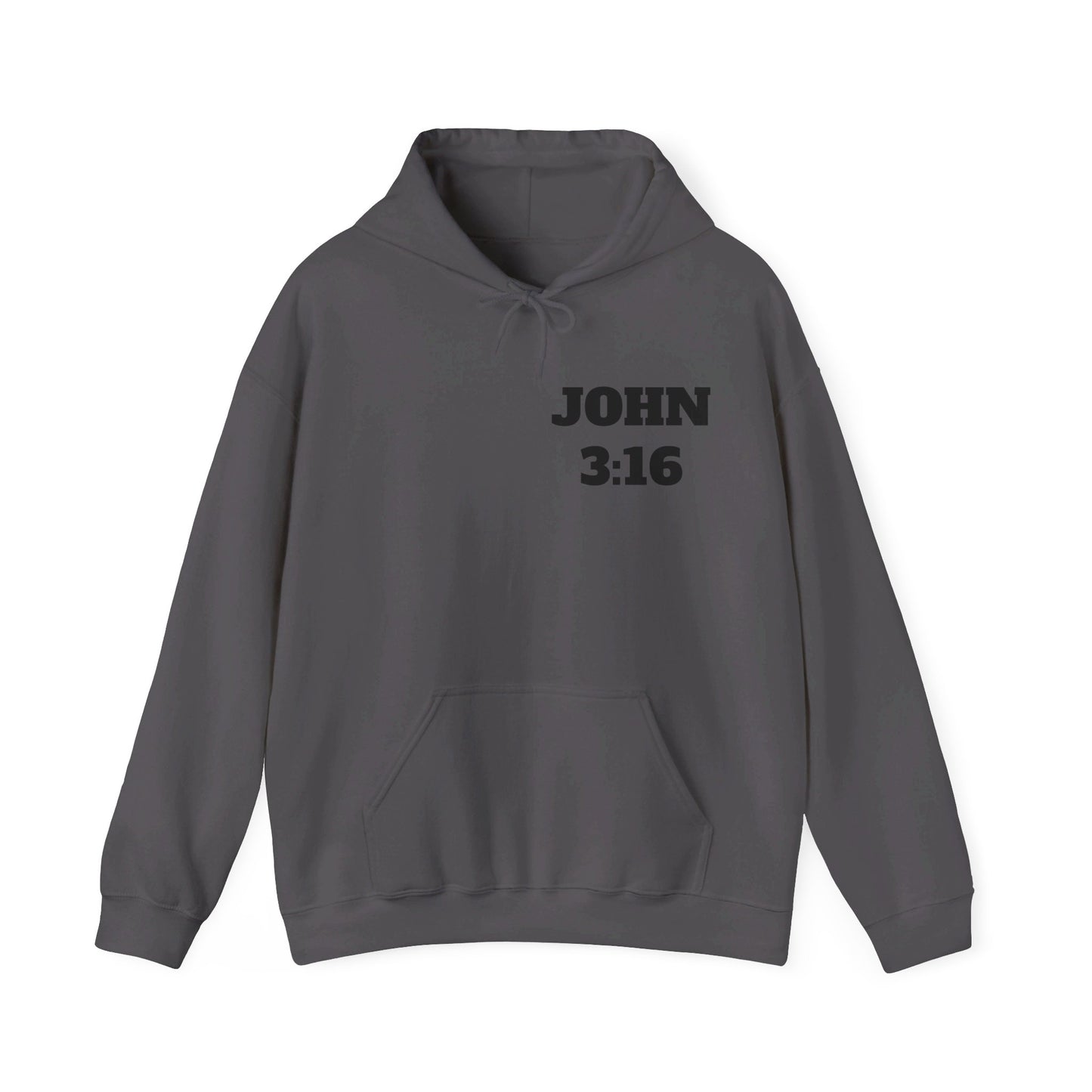John 3:16 - Christian Clothing, Christian Shirts, Christian Sweatshirt, Christian Hoodie, Top Religious Shirts, Bible Shirts, Bible verse
