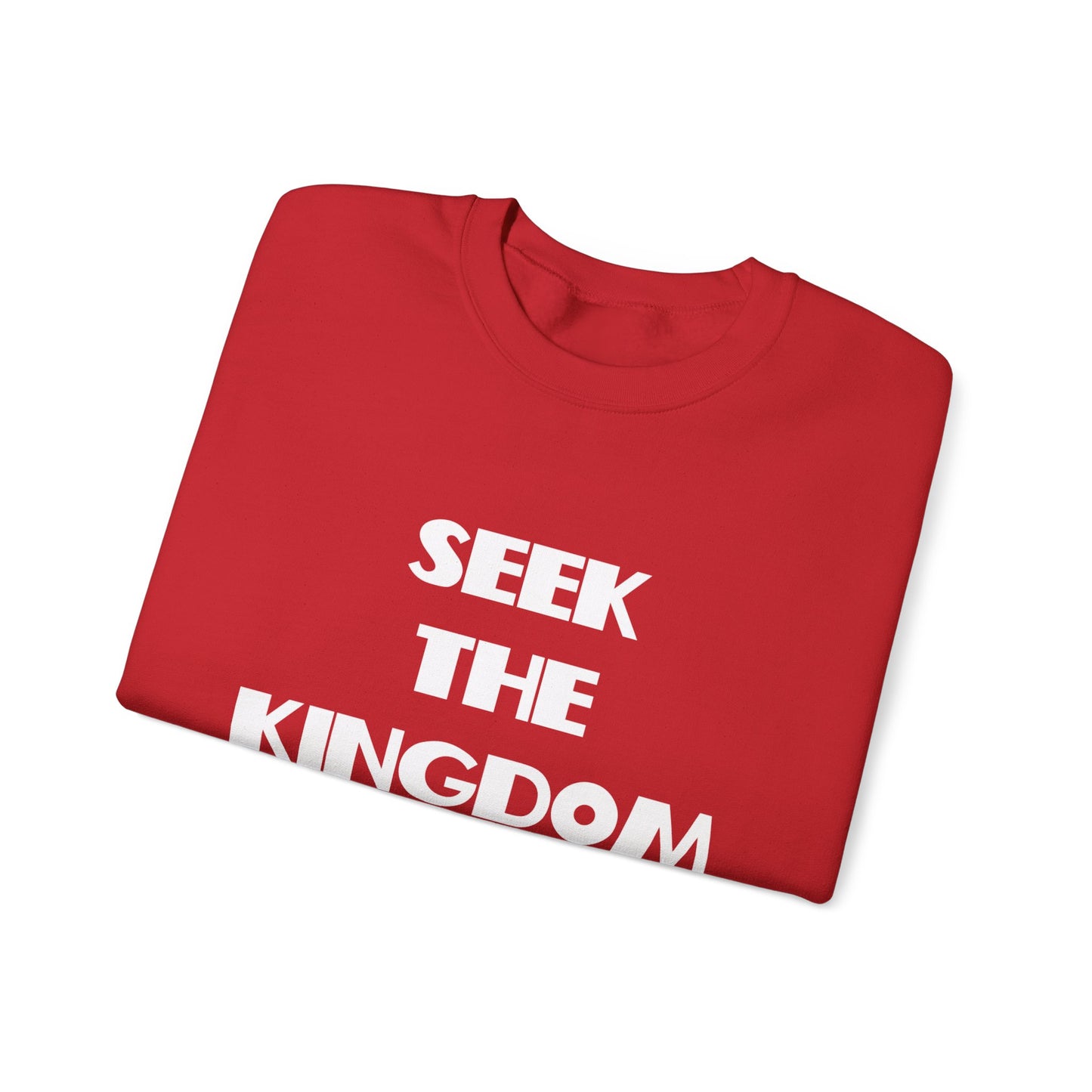 Seek The Kingdom Sweatshirt, Christian Gifts, Trendy Christian Apparel, Christian Christmas Gifts