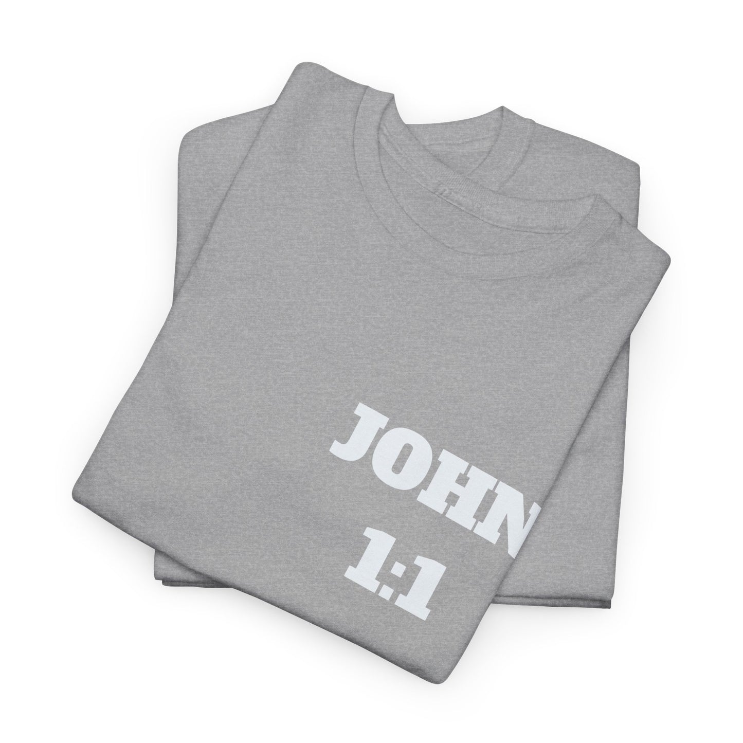 John 1:1 Bible Verse Shirt, Faith Based Clothing, Church Shirts, Christian Apparel, Trendy Christian Clothing
