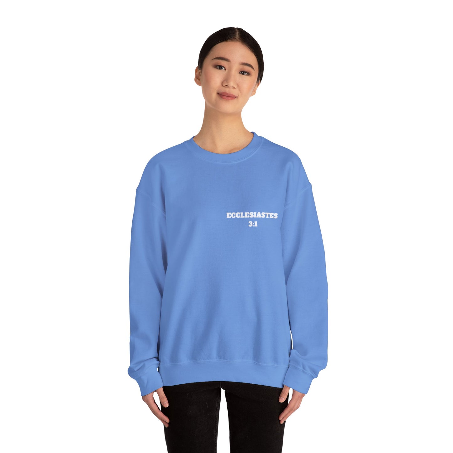 Ecclesiastes 3:1 Christian Sweatshirt, Christian Gifts, Christian Back To School Gifts, Church Outfits