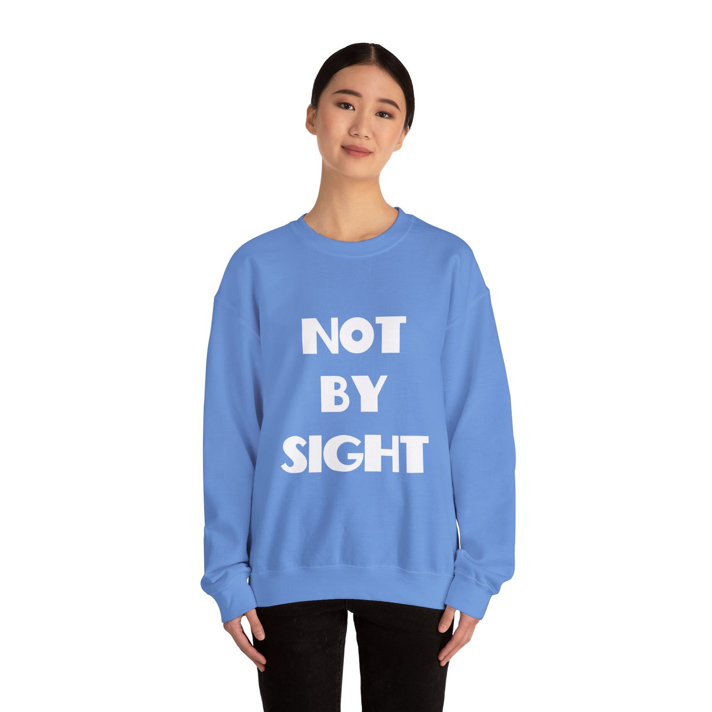 Not By Sight Christian Sweatshirt, Christian Gifts, Christian Back To School Gifts, Church Outfits