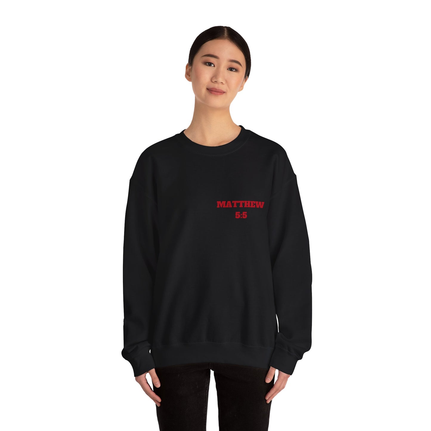 Matthew 5:5 Christian Sweatshirt, Christian Tee Shirts, Faith T-Shirts, Bible Verse T-Shirts, Christian Tees With Scripture