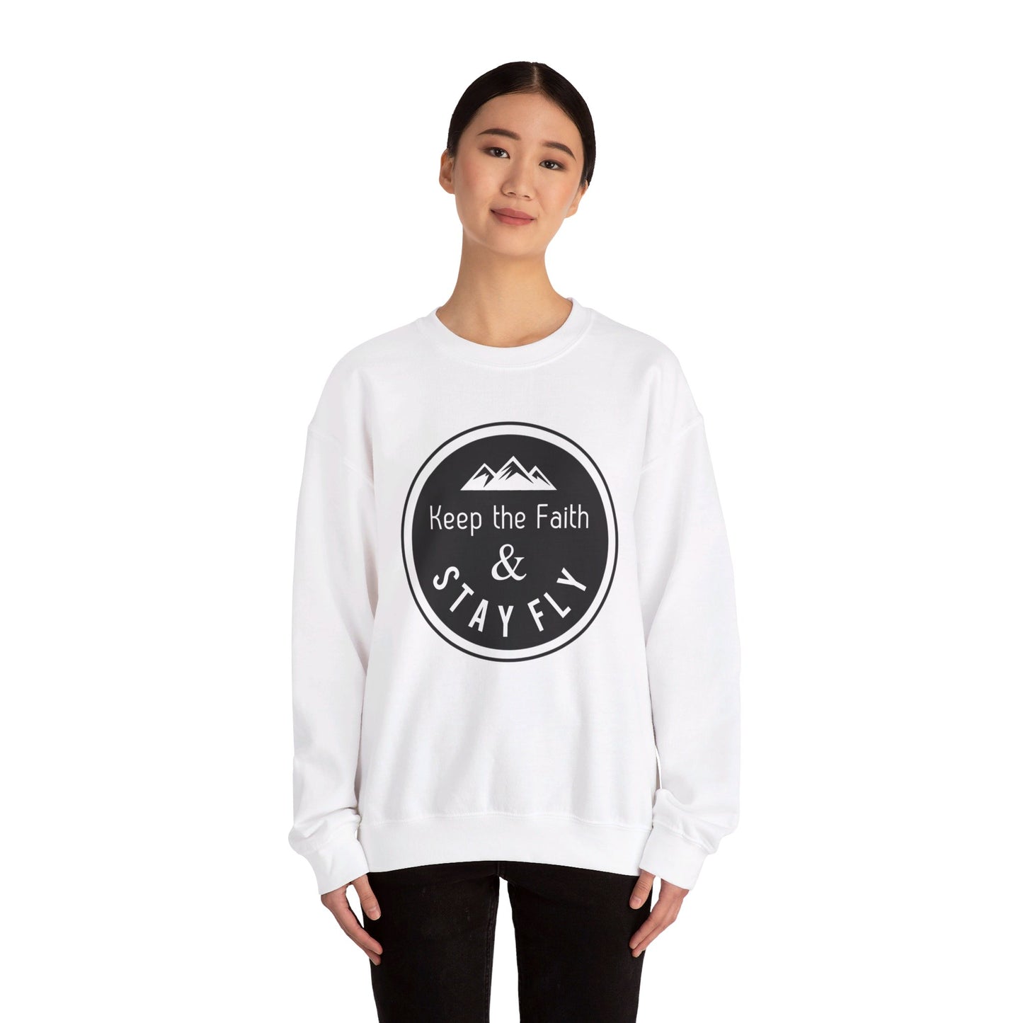 Keep The Faith & Stay Fly Christian Clothing, Christian Shirts, Christian Sweatshirt, Christian Hoodie, Top Religious Shirts, Bible Shirts