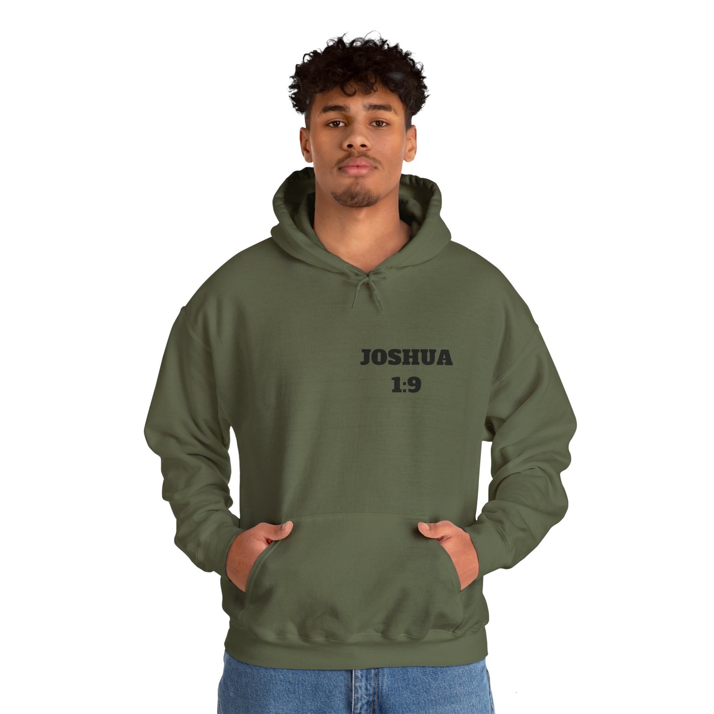 Joshua 1:9 Christian Hoodie, Christian Gifts, Christian Back To School Gifts, Trendy Christian Apparel