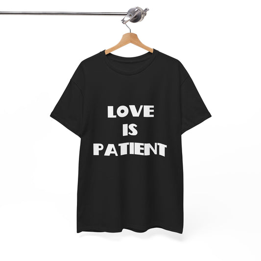 Love Is Patient Christian T-Shirt, Christian Gifts, Christian Back To School Gifts, Trendy Christian Apparel