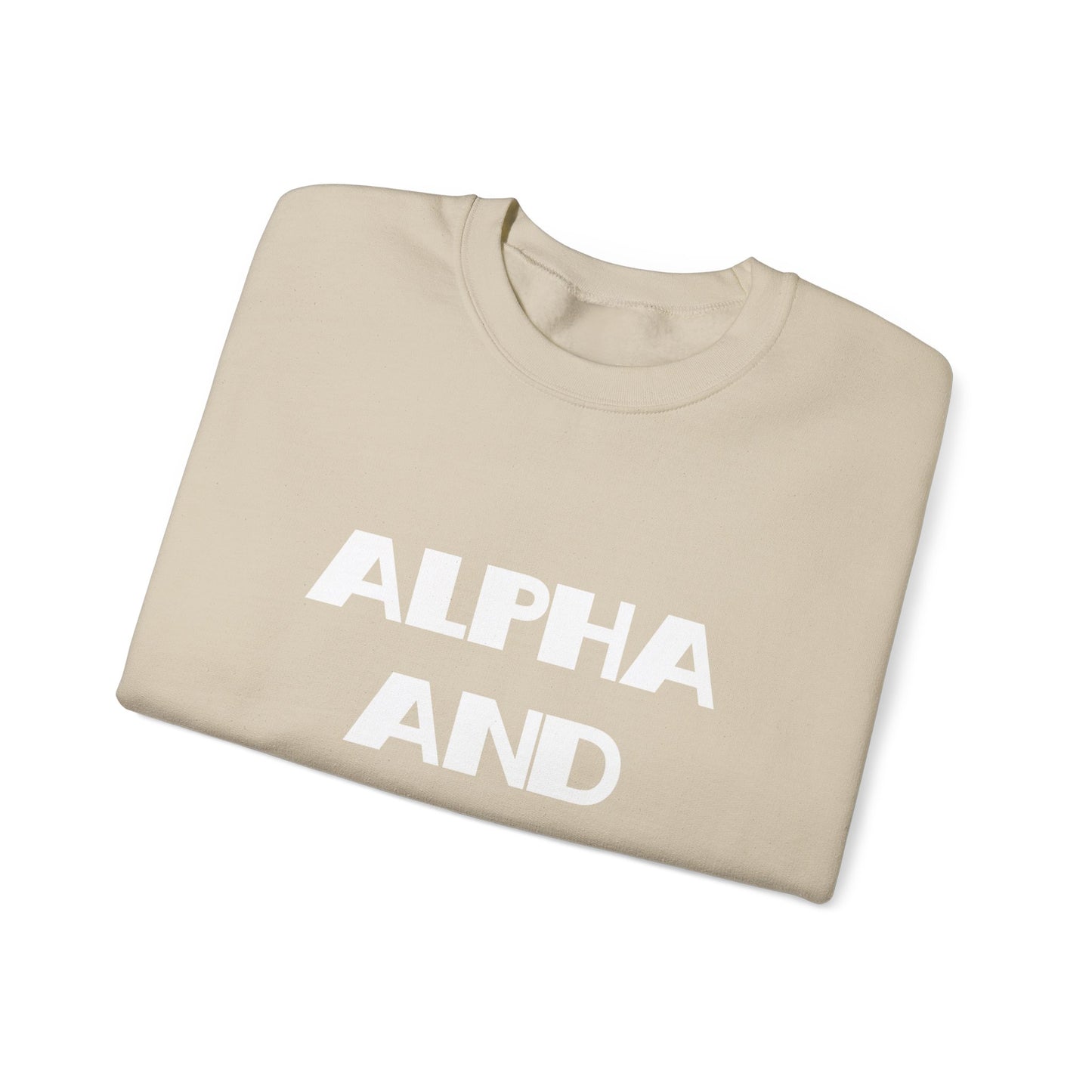 Alpha and Omega Christian Sweatshirt - Christian Gifts, Trendy Christian Apparel, Christian Clothing
