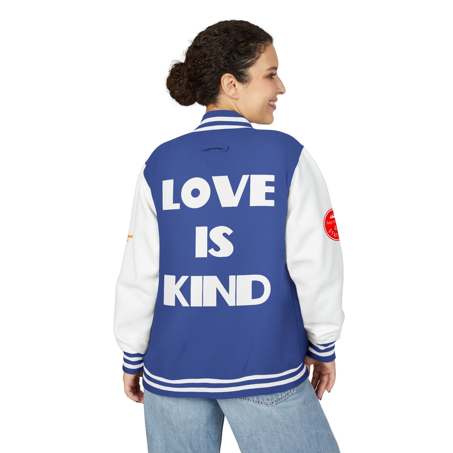 Love Is Kind Letterman Jacket, Christian Letterman Jacket, Christian Streetwear