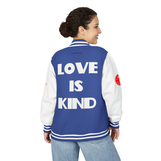 Love Is Kind Letterman Jacket, Christian Letterman Jacket, Christian Streetwear