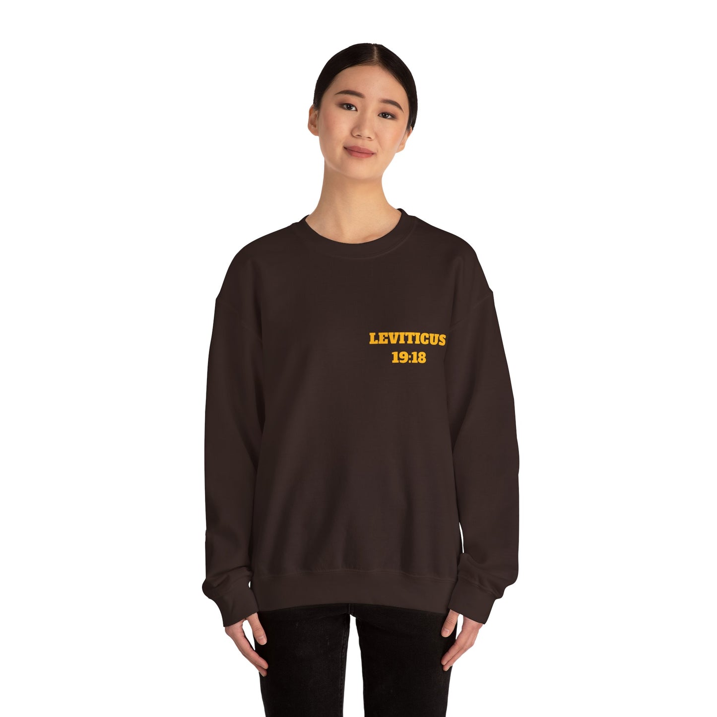 Leviticus 19:18 Christian Sweatshirt, Christian Gifts, Christian Back To School Gifts, Trendy Christian Apparel
