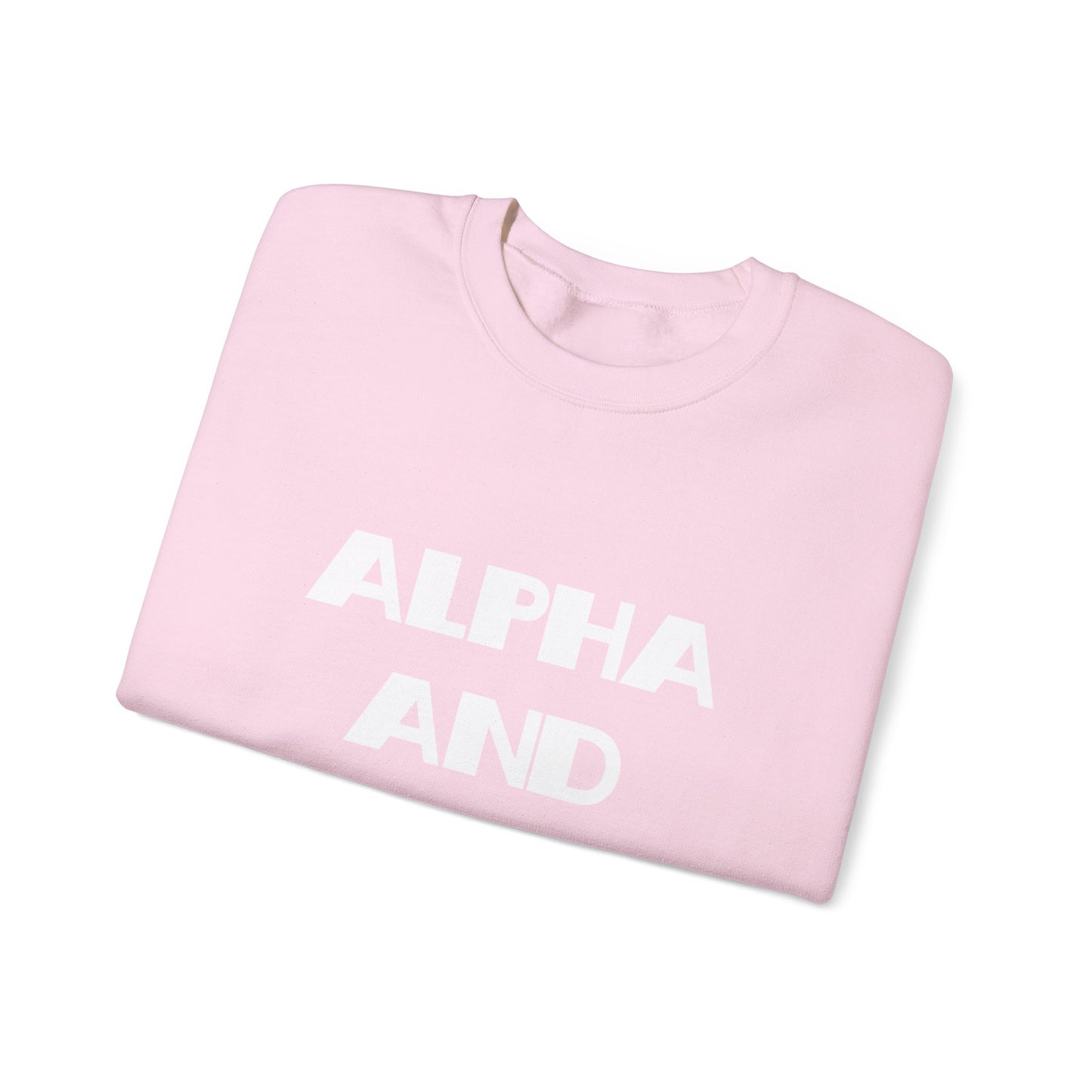Alpha and Omega Christian Sweatshirt - Christian Gifts, Trendy Christian Apparel, Christian Clothing