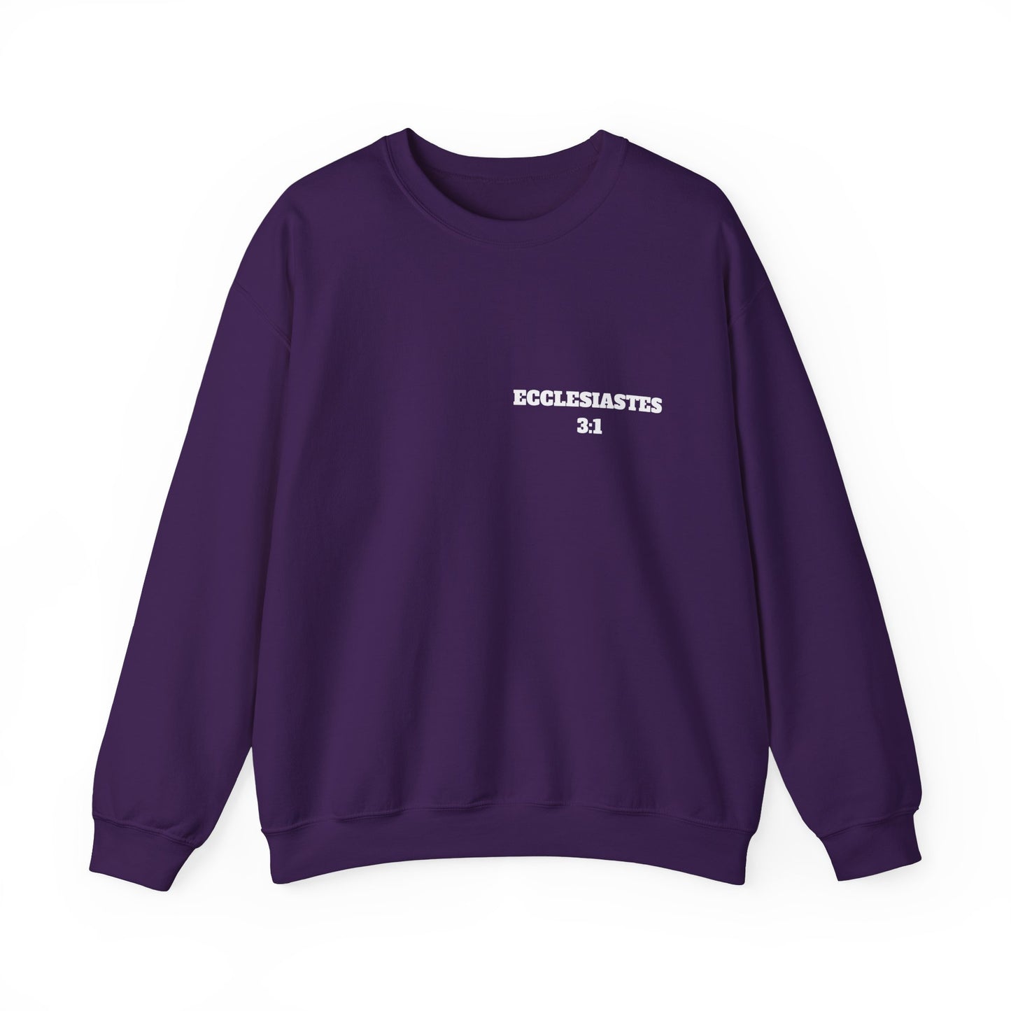 Ecclesiastes 3:1 Christian Sweatshirt, Christian Gifts, Christian Back To School Gifts, Church Outfits