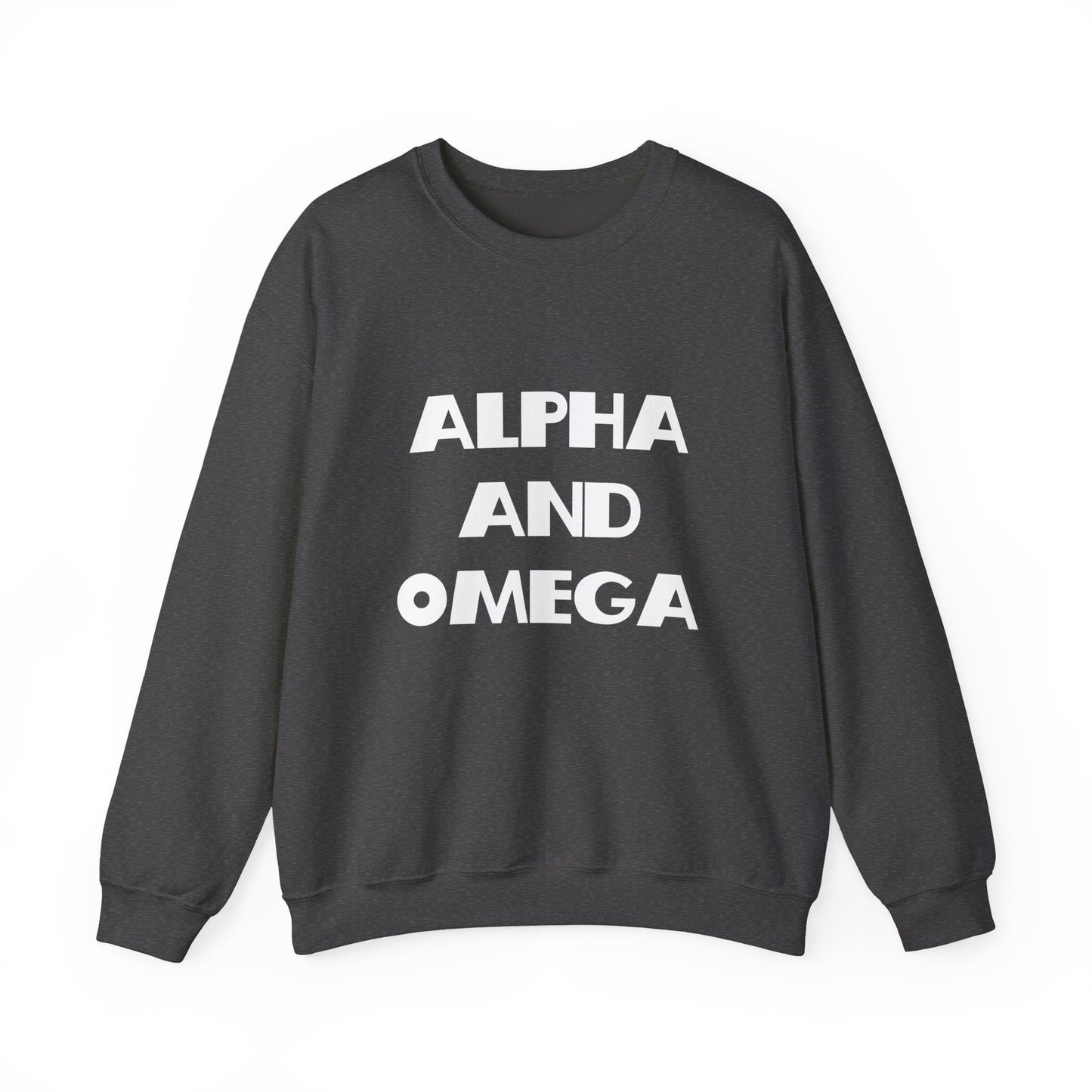 Alpha and Omega Christian Sweatshirt - Christian Gifts, Trendy Christian Apparel, Christian Clothing