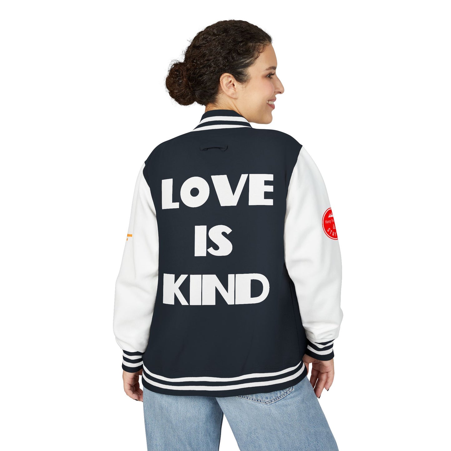 Love Is Kind Letterman Jacket, Christian Letterman Jacket, Christian Streetwear