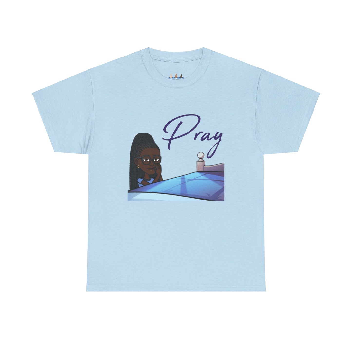 Praying Bitmoji Christian Women's TShirt, Women's Easter Outfit, Easter Gifts, Women's Easter Gifts, Christian Women's Clothing, Pray TShirt