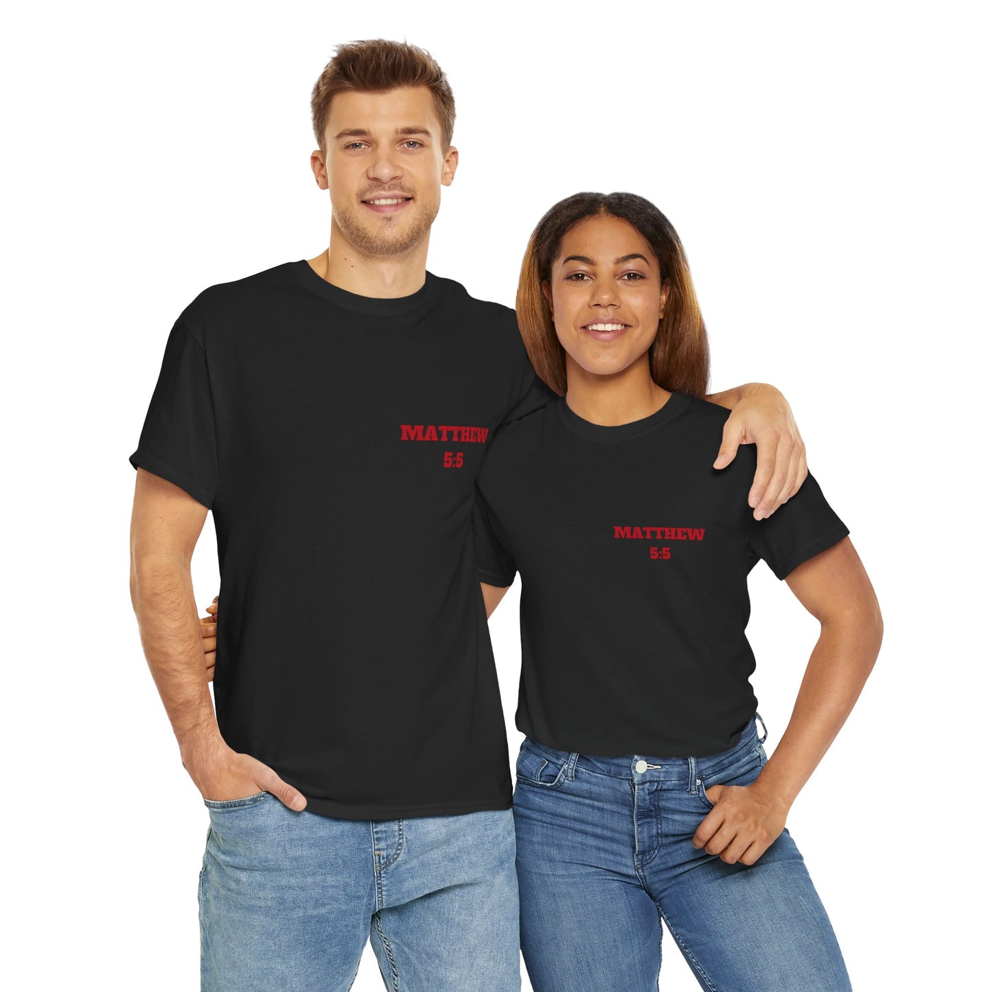 Matthew 5:5 Christian T-Shirt, Christian Gifts, Christian Back To School Clothes, Church Outfits