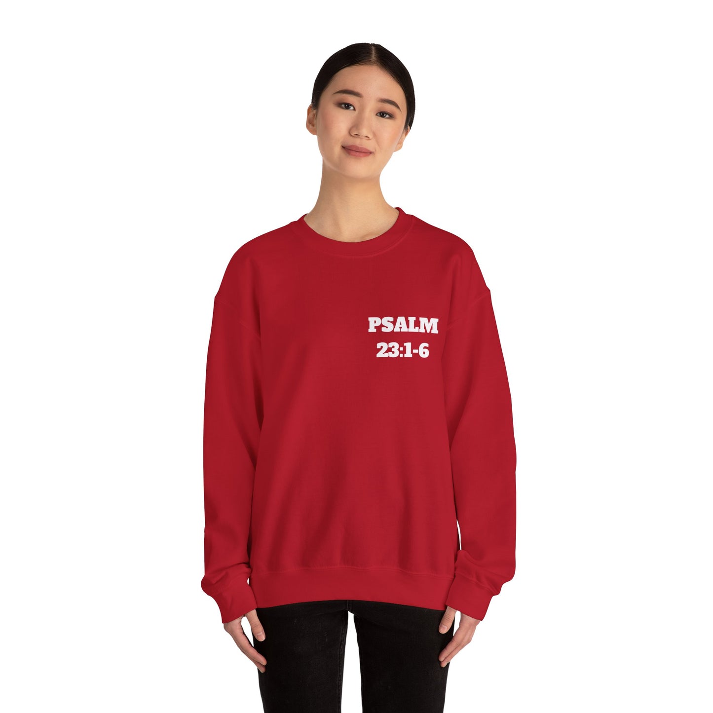 Psalms 23:16 Christian Sweatshirt, Christian Gifts, Christian Back To School Gifts, Trendy Christian Apparel