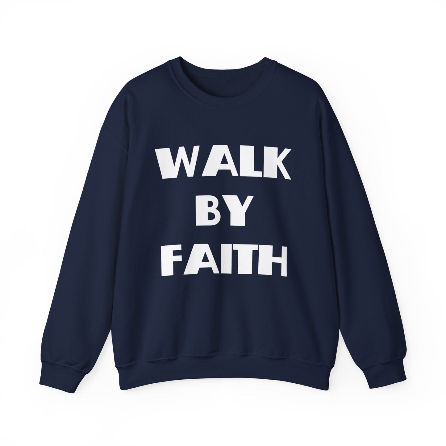 Walk By Faith Christian Sweatshirt, Christian Gifts, Christian Back To School Gifts, Trendy Christian Apparel