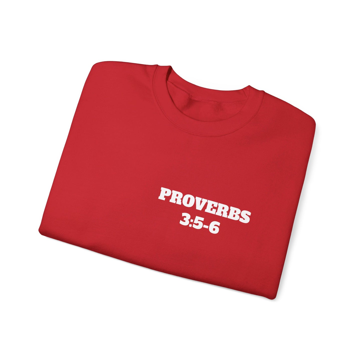 Proverbs 3:5-6 - Christian Clothing, Christian Shirts, Christian Sweatshirt, Christian Hoodie, Top Religious Shirts, Easter, Bible Shirts
