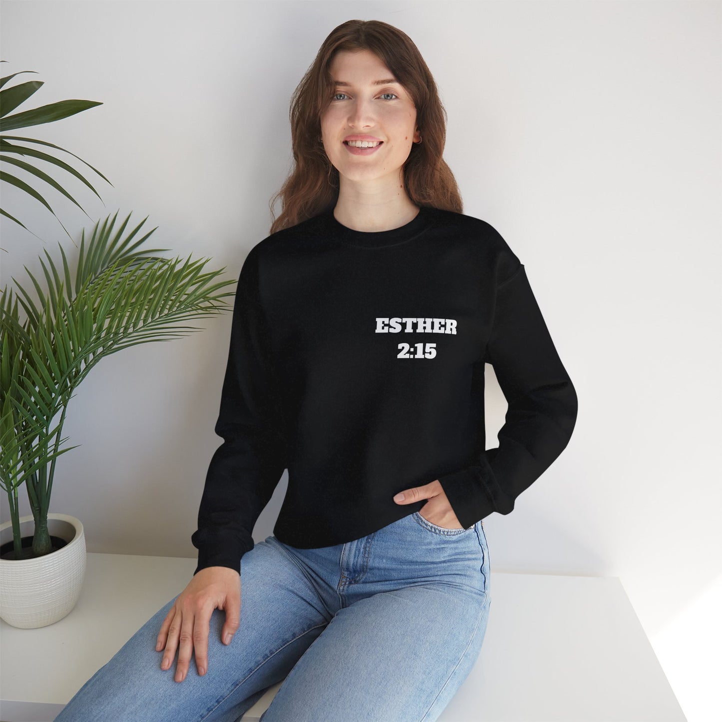 Esther 2:15 Christian Sweatshirt, Christian Gifts, Christian Back To School Gifts, Church Outfits