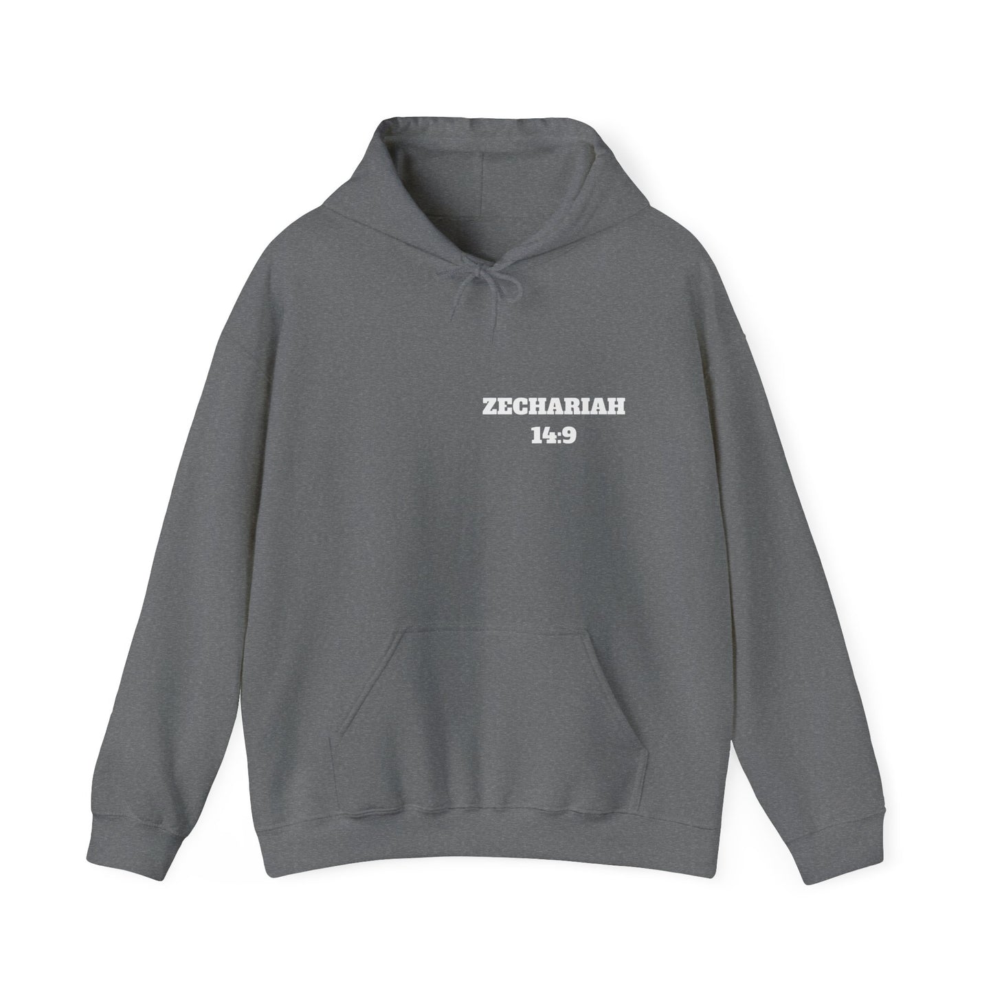 Zechariah 14:9 Christian Hoodie, Christian Gifts, Christian Back To School Gifts, Trendy Christian Apparel